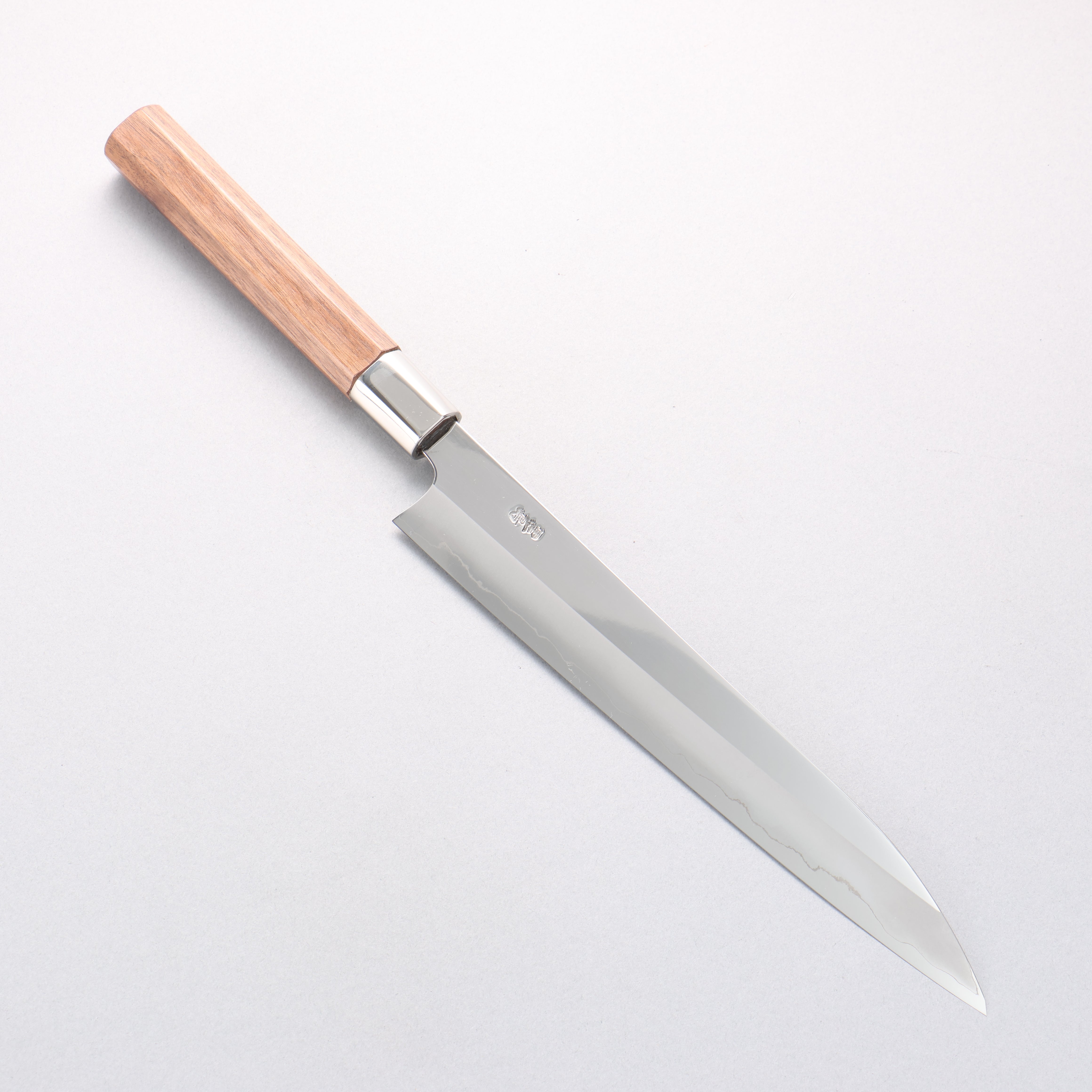 Kurotori Silver Steel No.3 Migaki Yanagiba 240mm Walnut Handle - Seisuke Knife