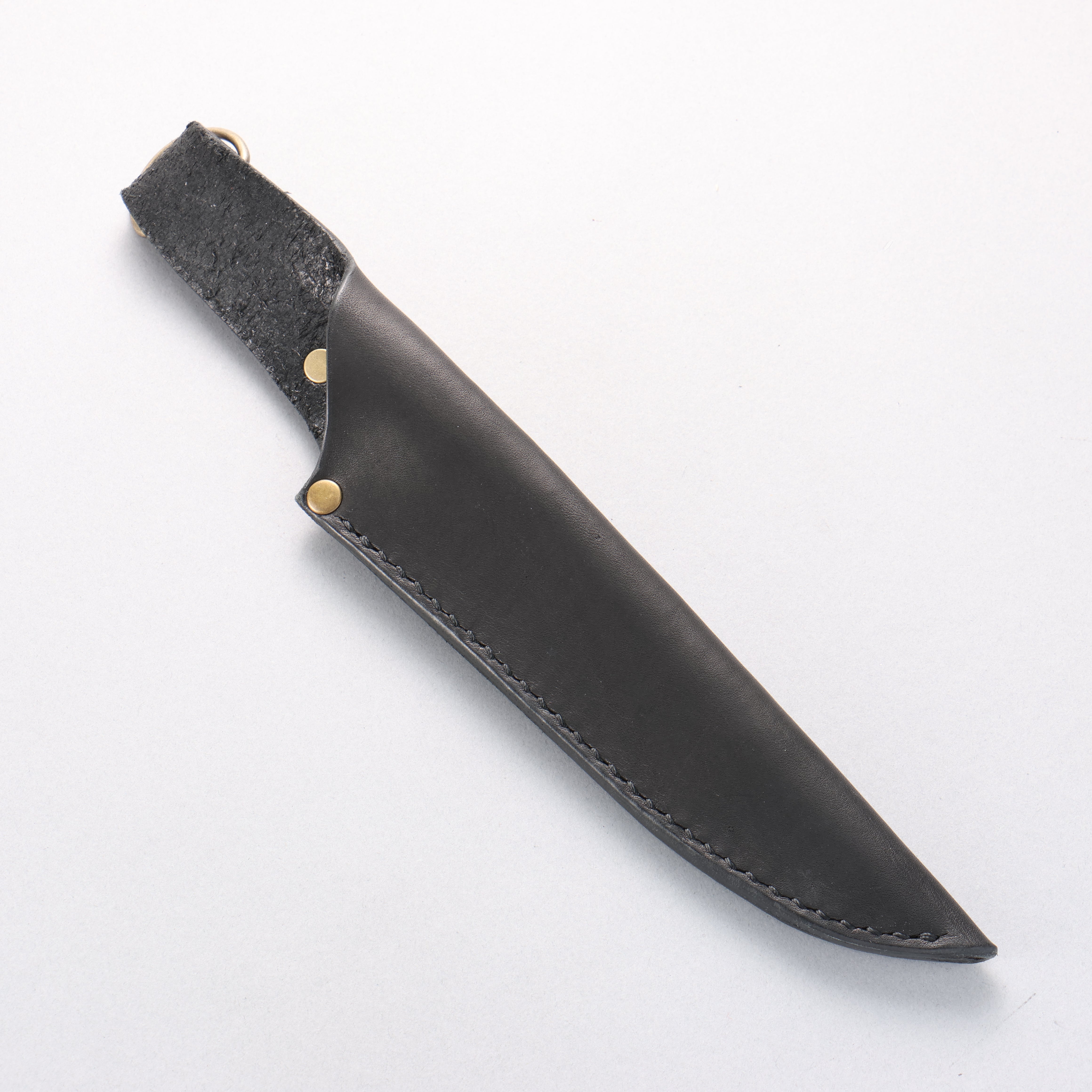 Kurotori Octagonal Silver Steel No.3 Migaki Petty-Utility 150mm Walnut Handle with Sheath - Seisuke Knife