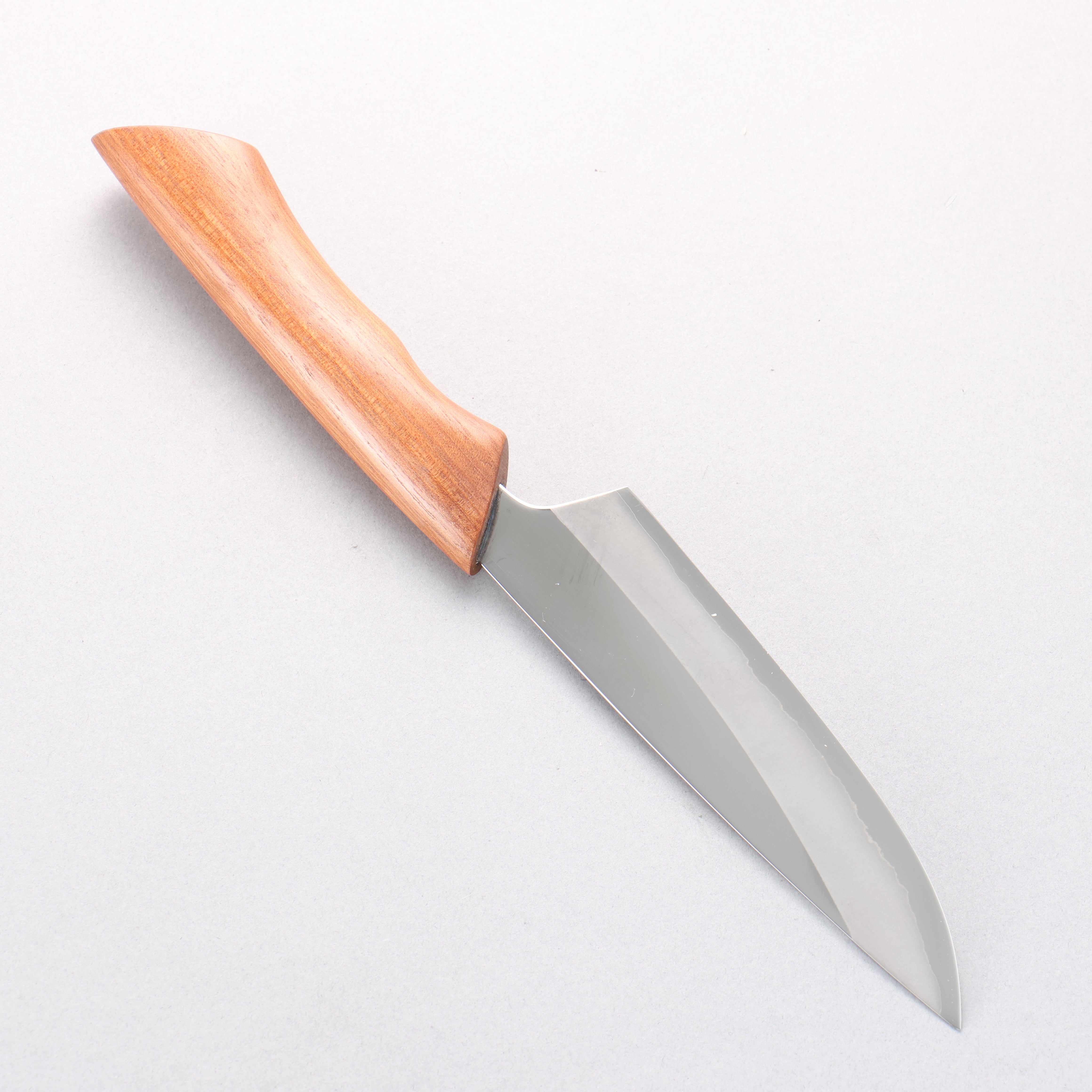 Kurotori Silver Steel No.3 Migaki Petty-Utility 135mm Chinese Quince Handle with Sheath - Seisuke Knife