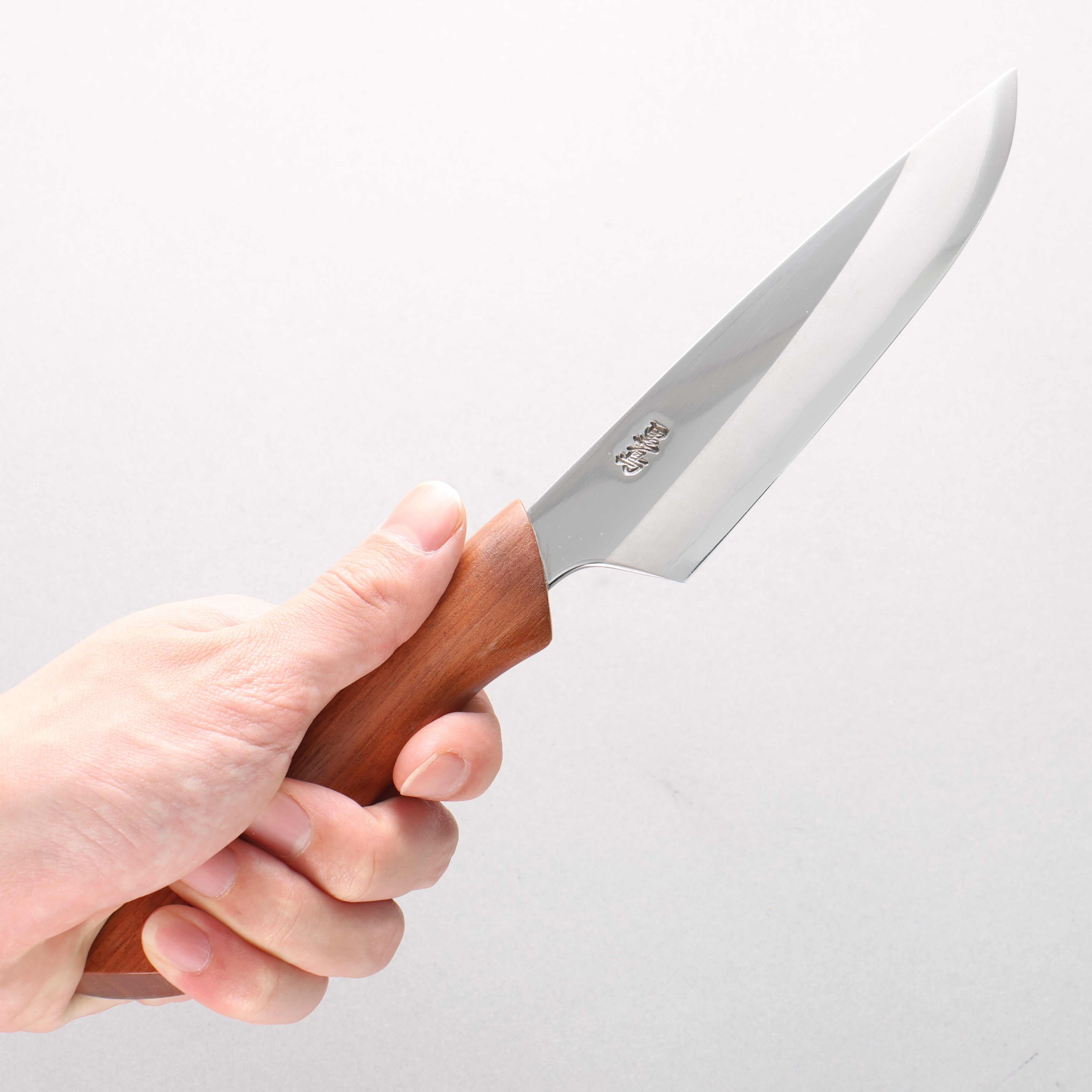Kurotori Silver Steel No.3 Migaki Petty-Utility 135mm Chinese Quince Handle with Sheath - Seisuke Knife