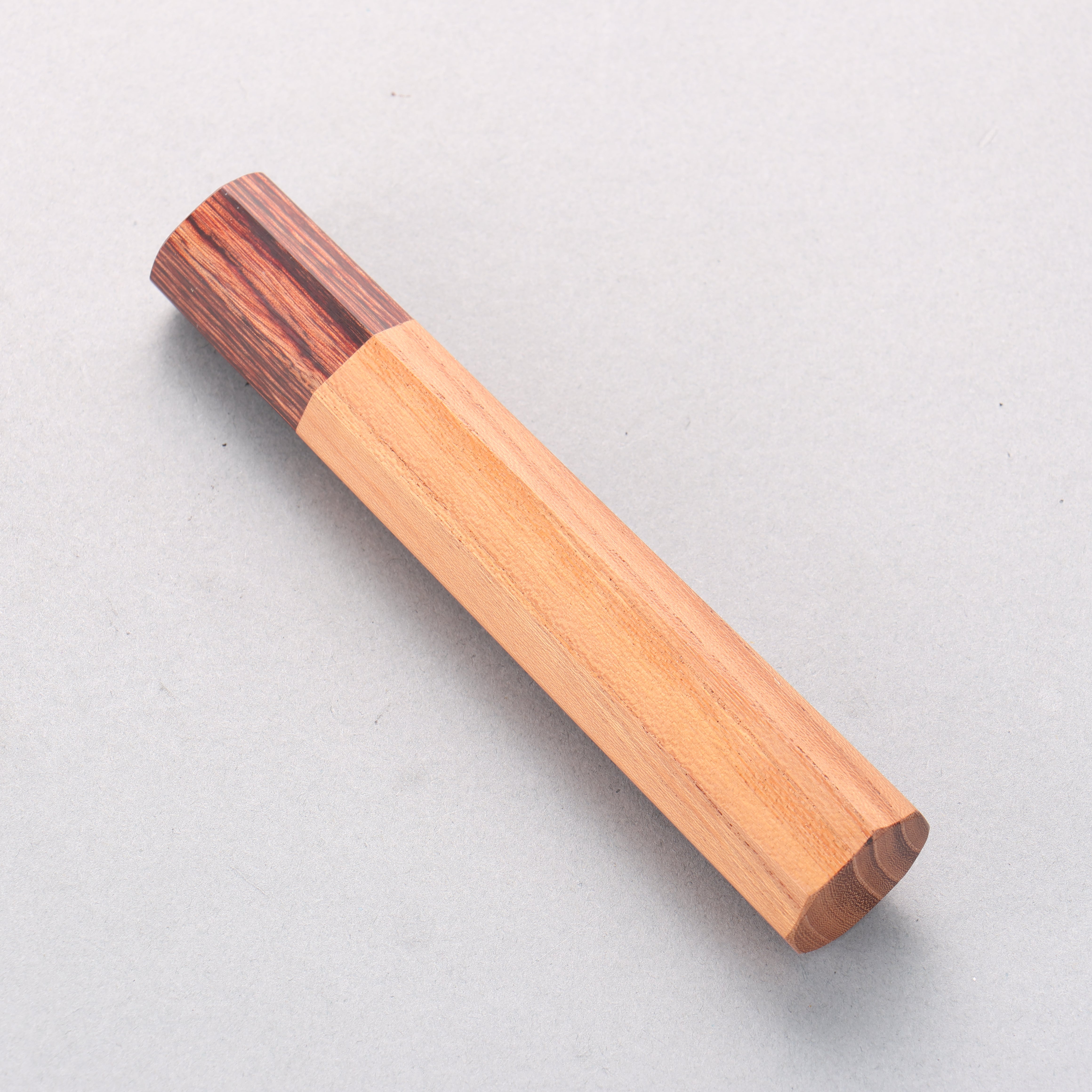 Octagonal Keyaki Elm Knife Handle (Small) - Seisuke Knife