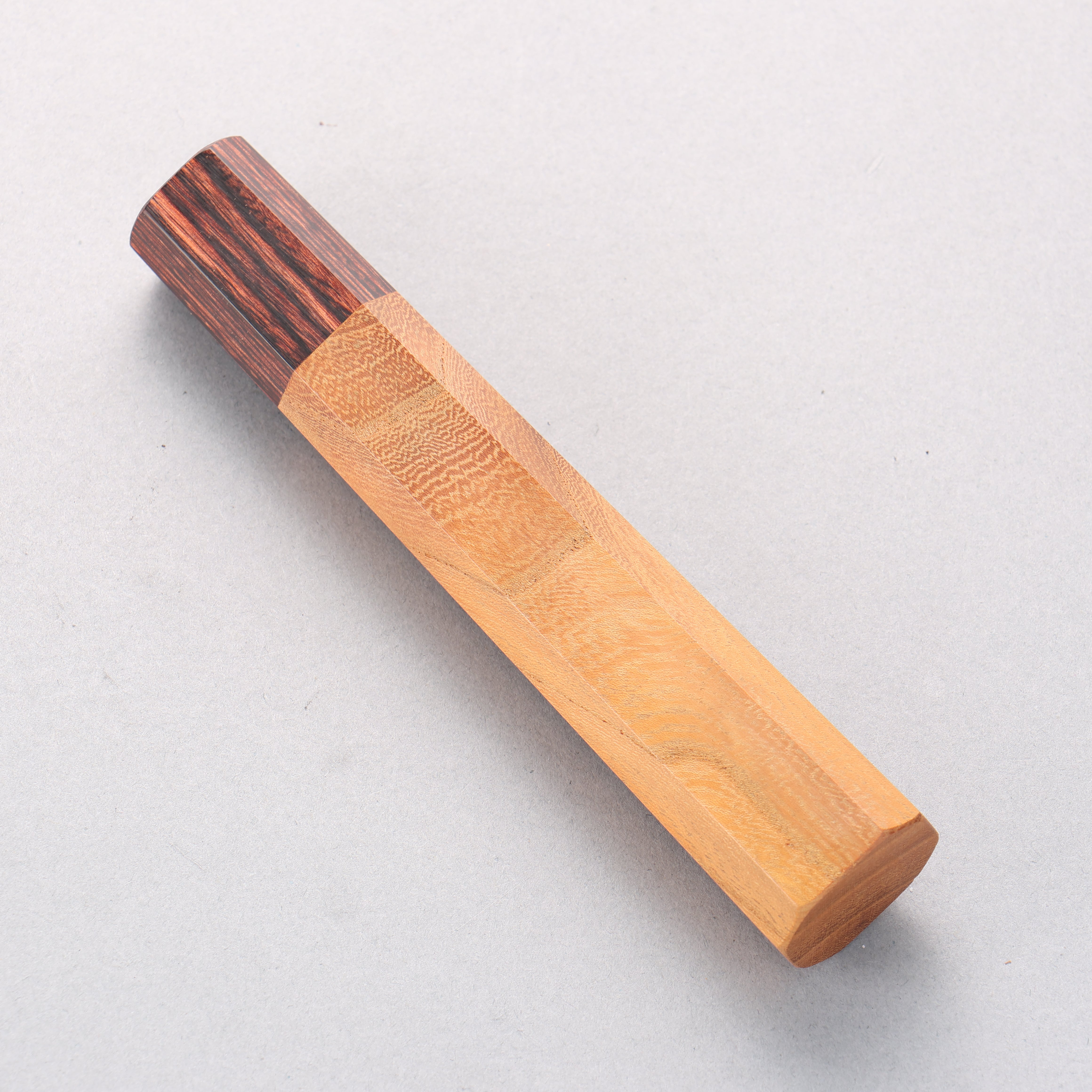 Octagonal Keyaki Elm Knife Handle (Large) - Seisuke Knife