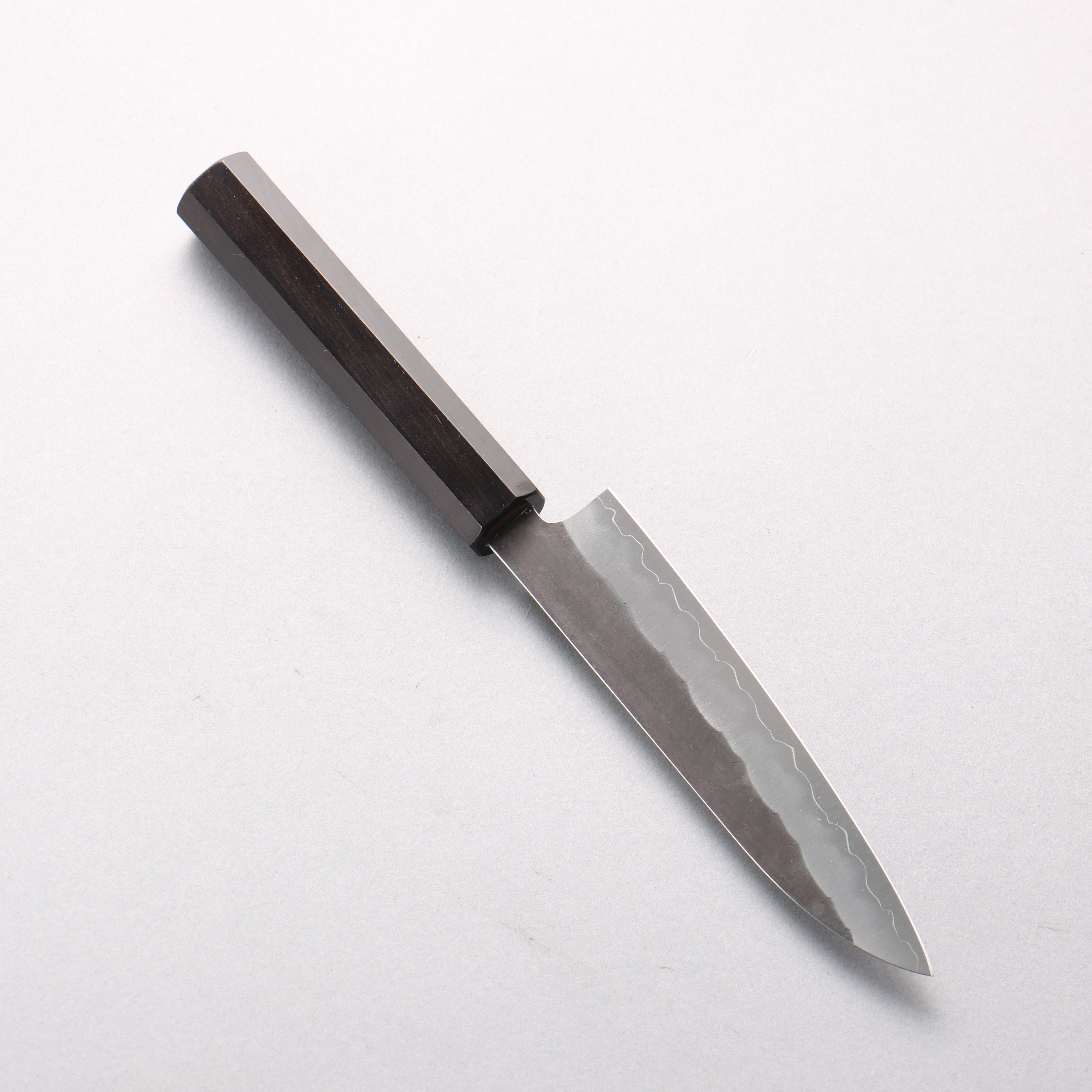 Makoto Kurosaki SPG STRIX Black Finished Petty-Utility 135mm Ebony Wood Handle - Seisuke Knife
