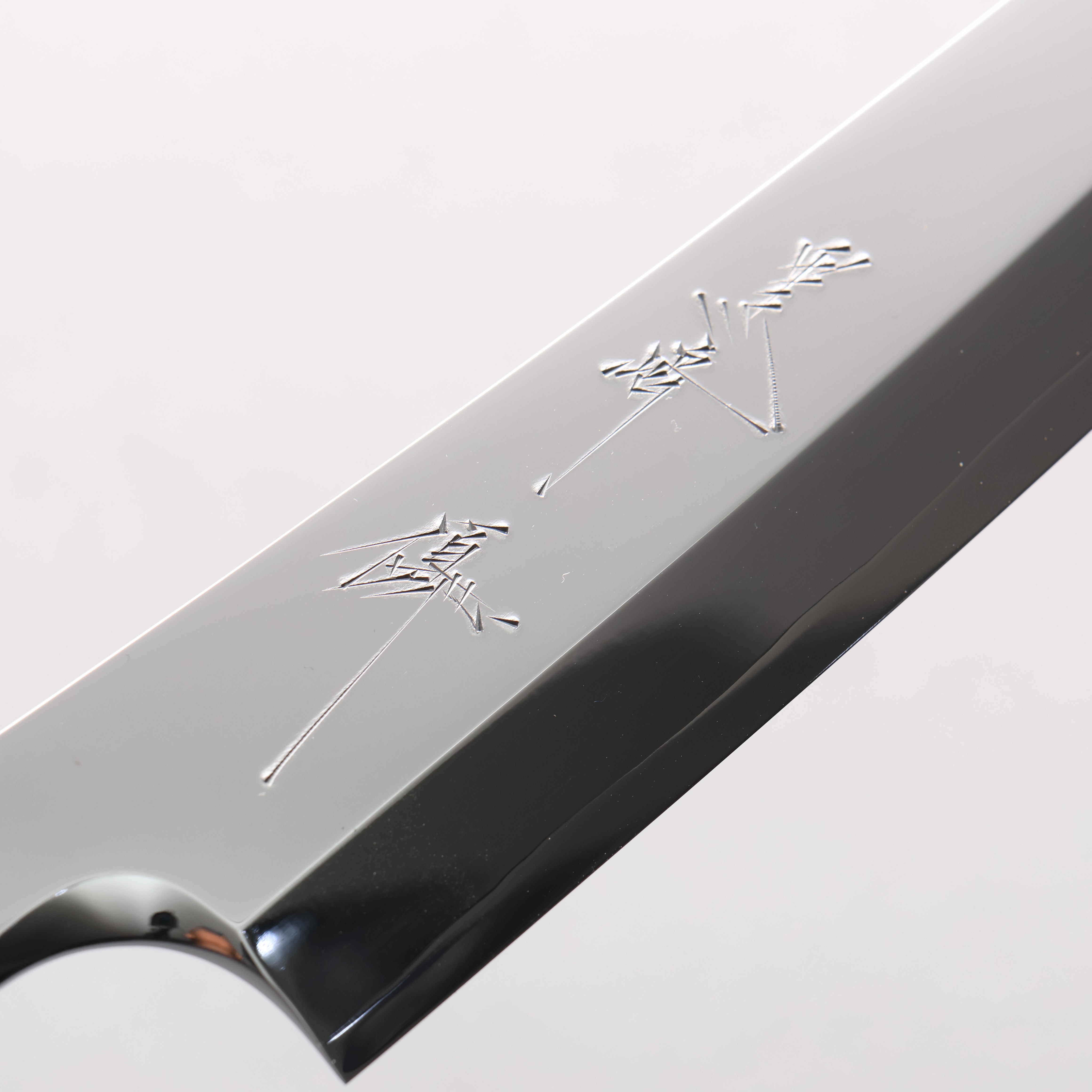Yu Kurosaki SG2 Mirrored Finish Kiritsuke Yanagiba 240mm Ebony Wood (with 3 Silver Rings) Handle with Sheath - Seisuke Knife