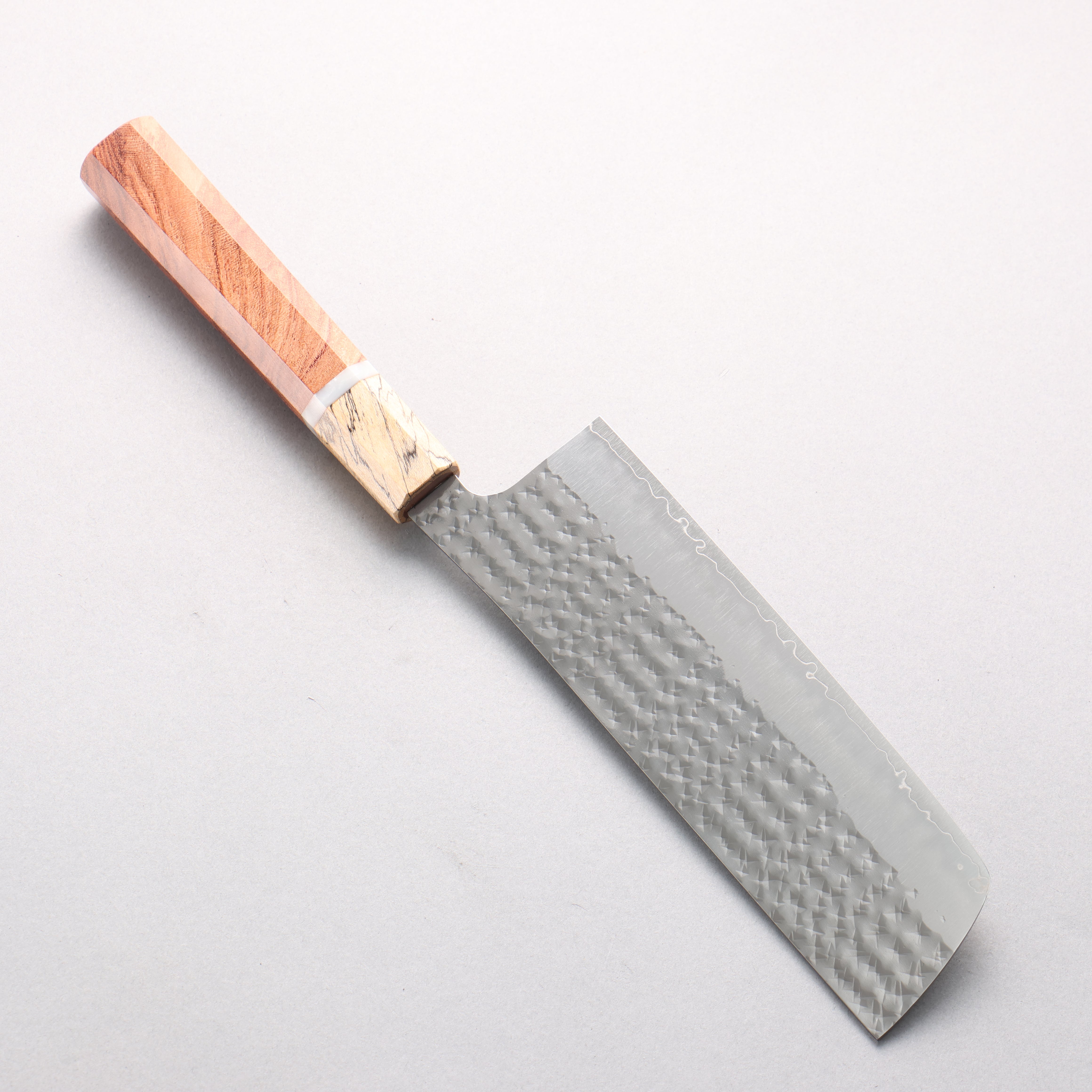 Yu Kurosaki Senko Ei SG2 Hammered Nakiri 165mm Chinese Quince (Ferrule: Maple) Handle - Seisuke Knife
