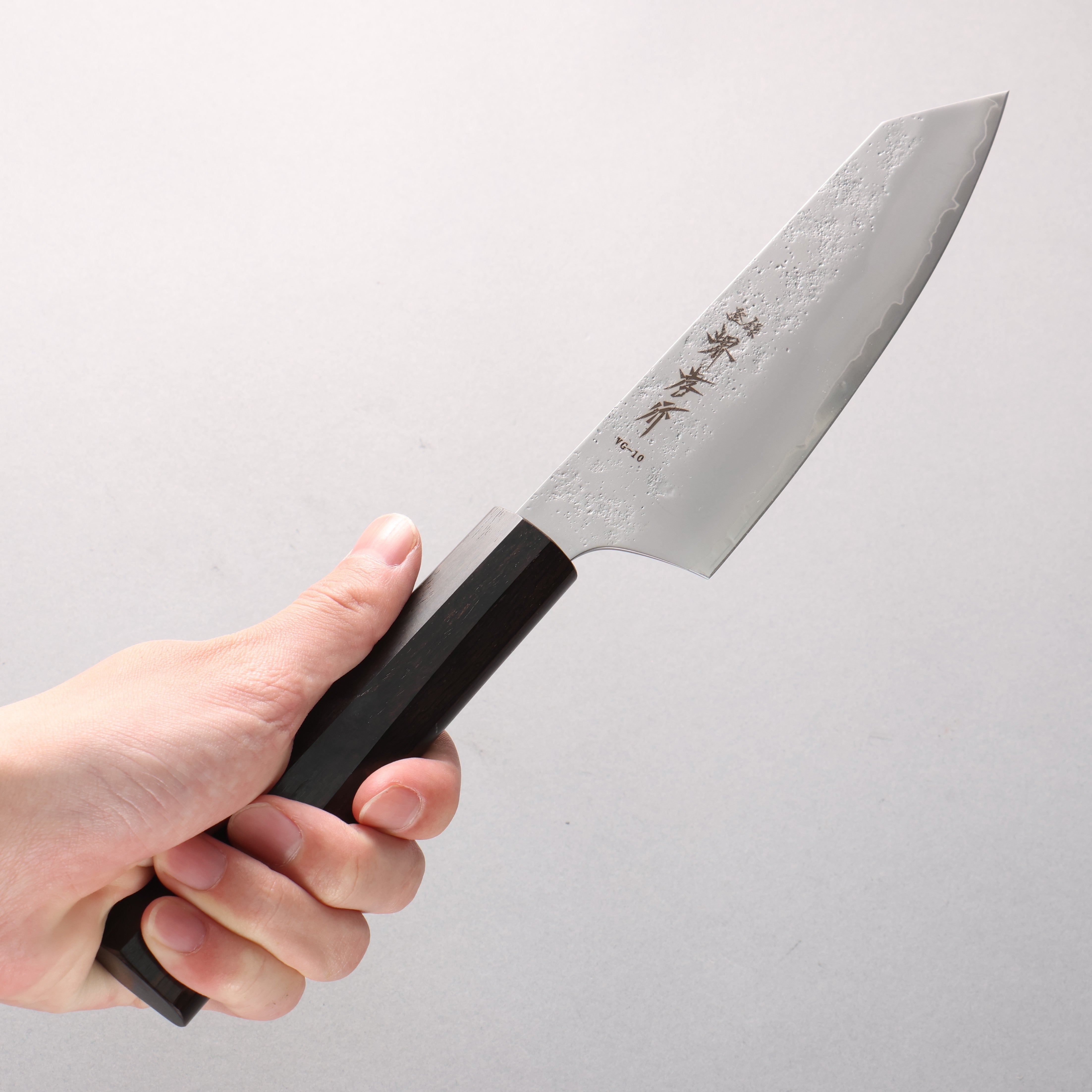 Sakai Takayuki VG10 Nashiji Bunka 160mm Ebony Wood Handle - Seisuke Knife