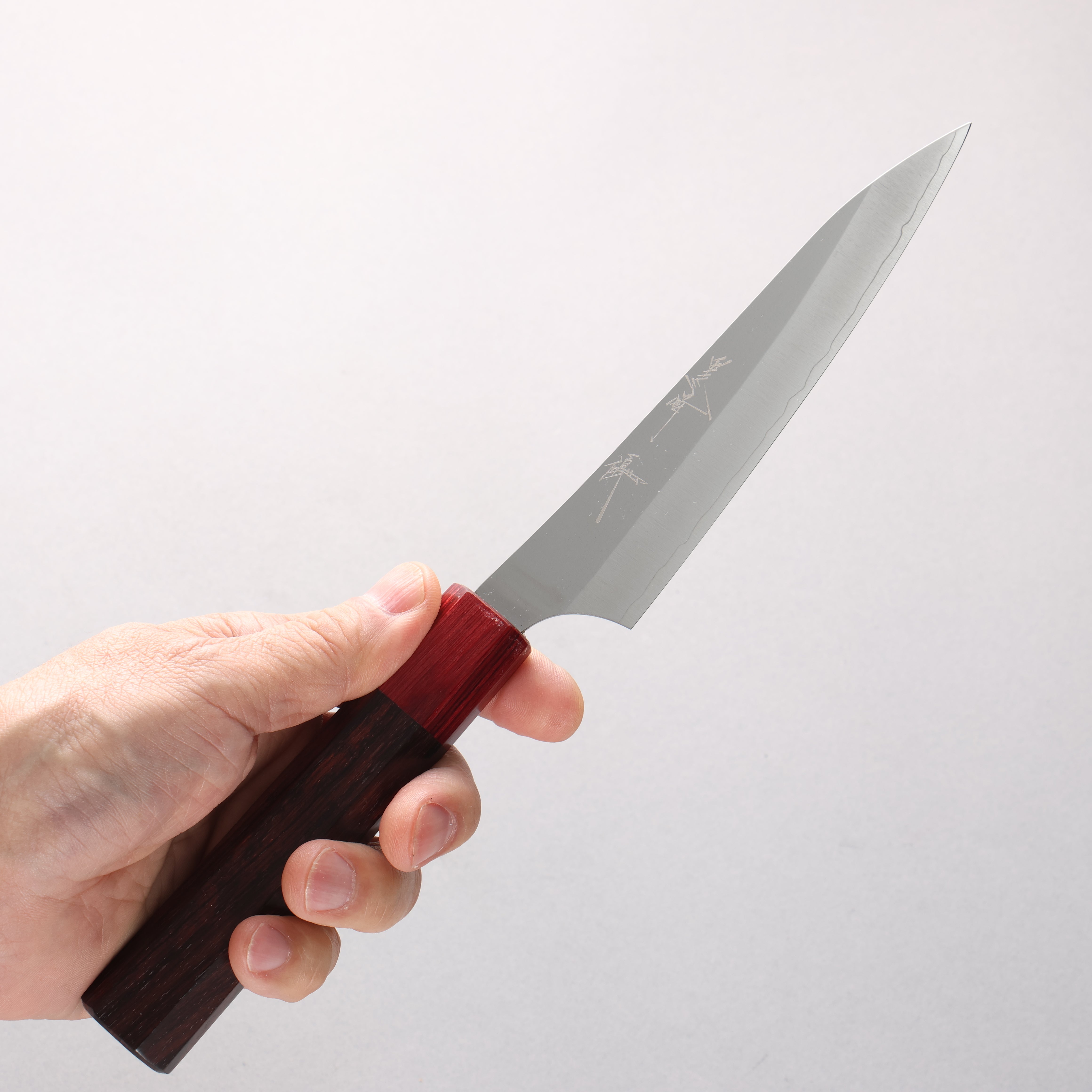 Yu Kurosaki New Gekko VG-XEOS Petty-Utility 130mm Rosewood (ferrule: Red Pakka wood) Handle - Seisuke Knife