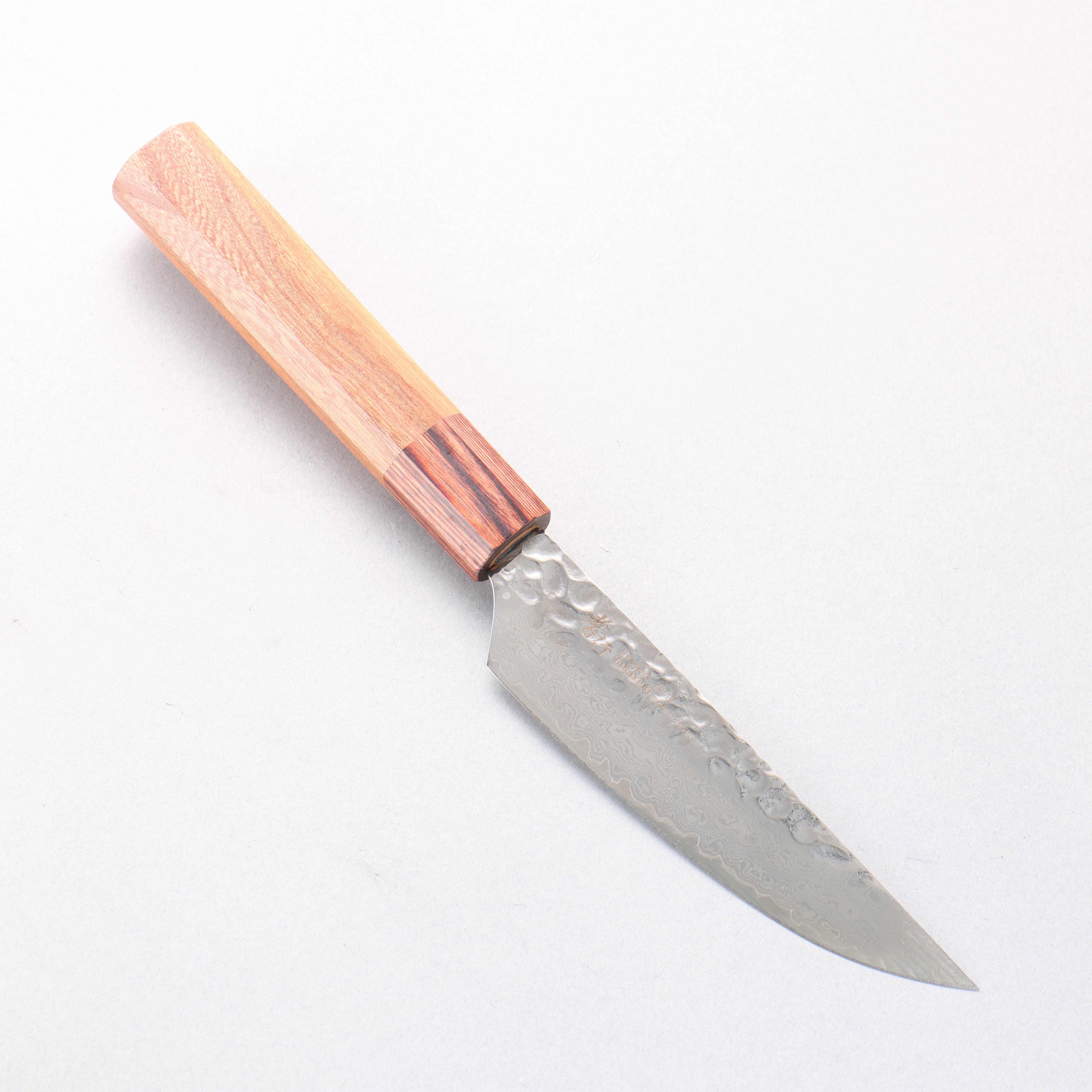 Sakai Takayuki VG10 33 Layer Damascus Steak Knife 120mm Keyaki Elm Handle - Seisuke Knife