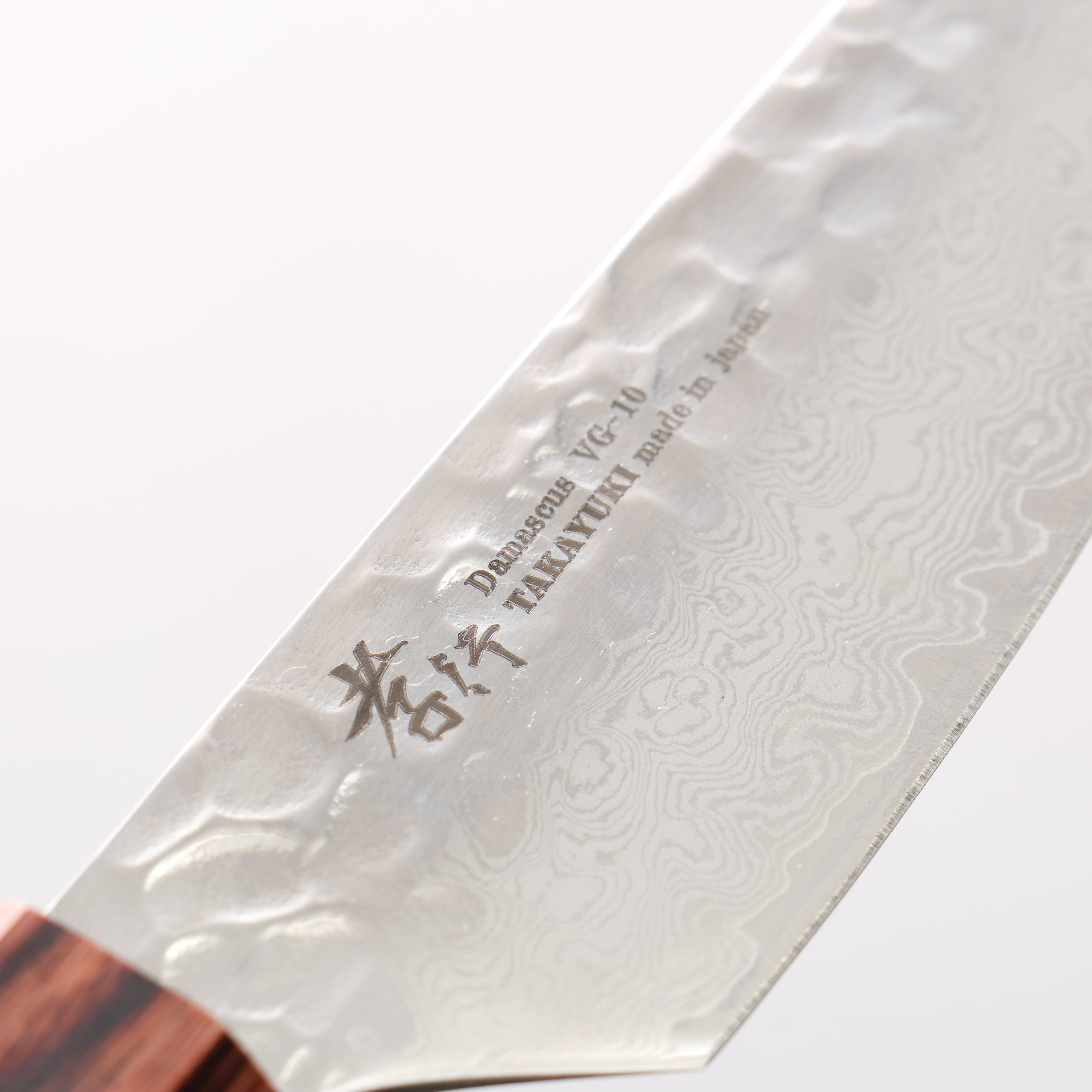 Sakai Takayuki VG10 33 Layer Damascus Steak Knife 120mm Keyaki Elm Handle - Seisuke Knife