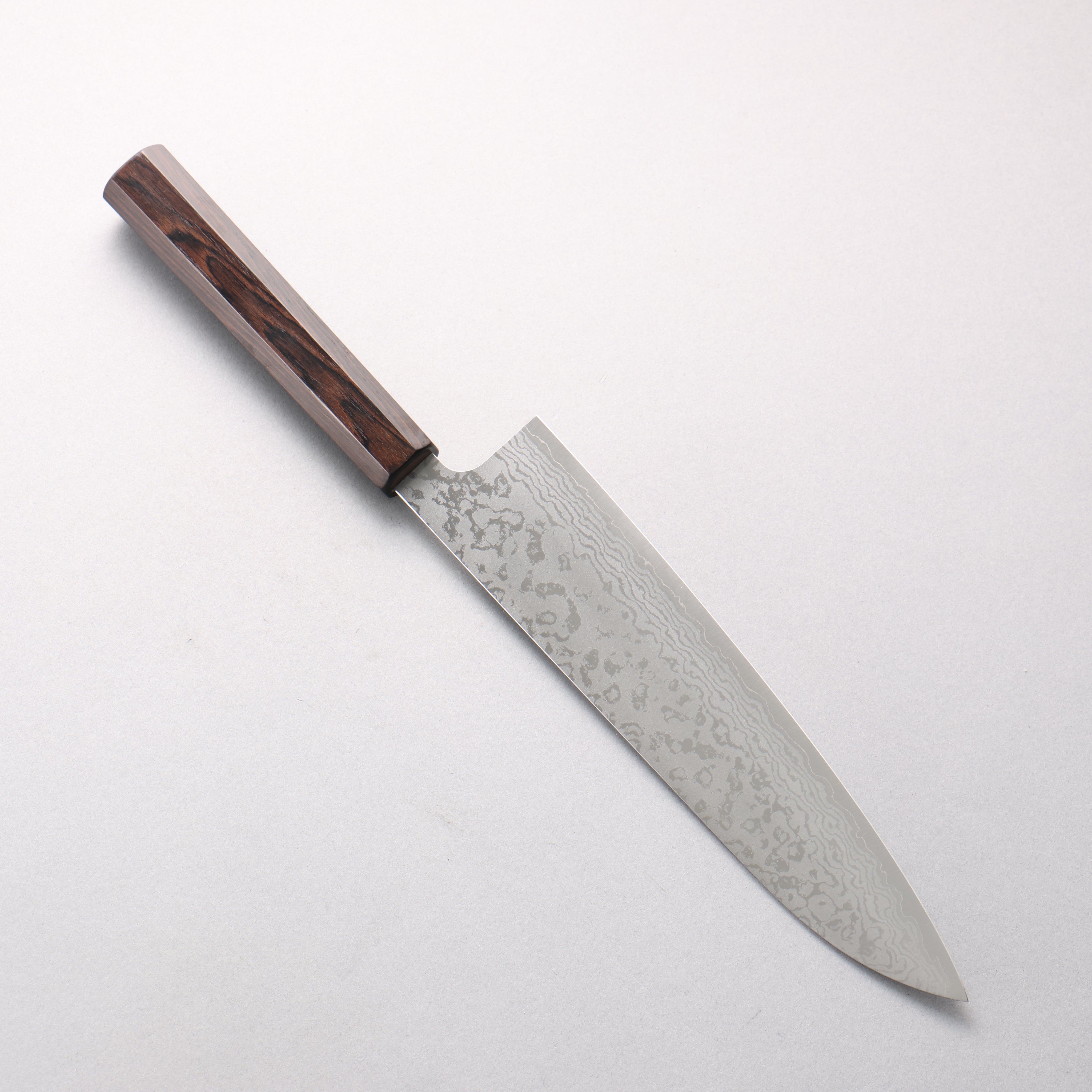 Makoto Kurosaki VG7 Damascus Gyuto 210mm Ebony Wood Handle - Seisuke Knife