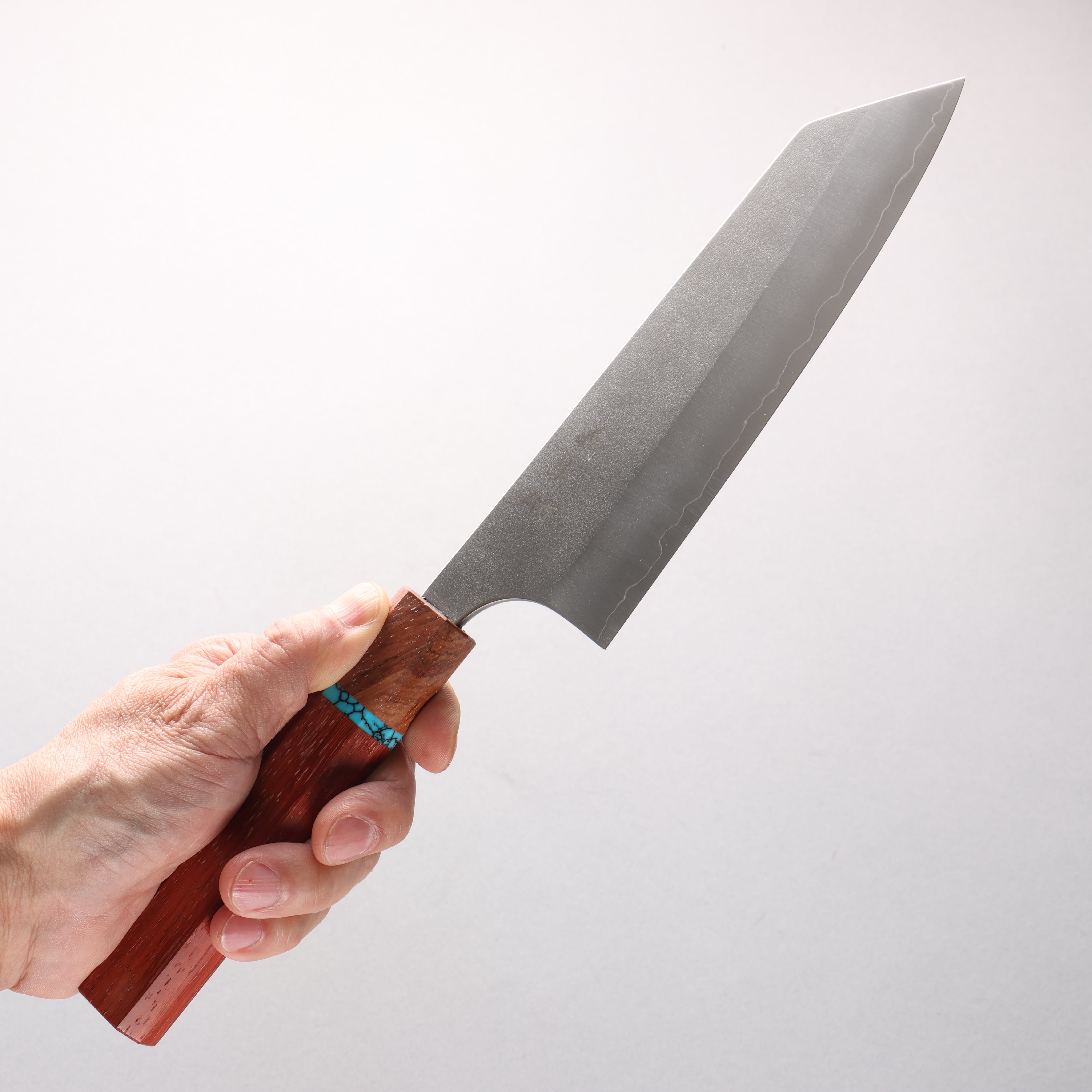Yoshimi Kato SG2 Nashiji Bunka 170mm Padoauk(Turquoise Ring) Handle