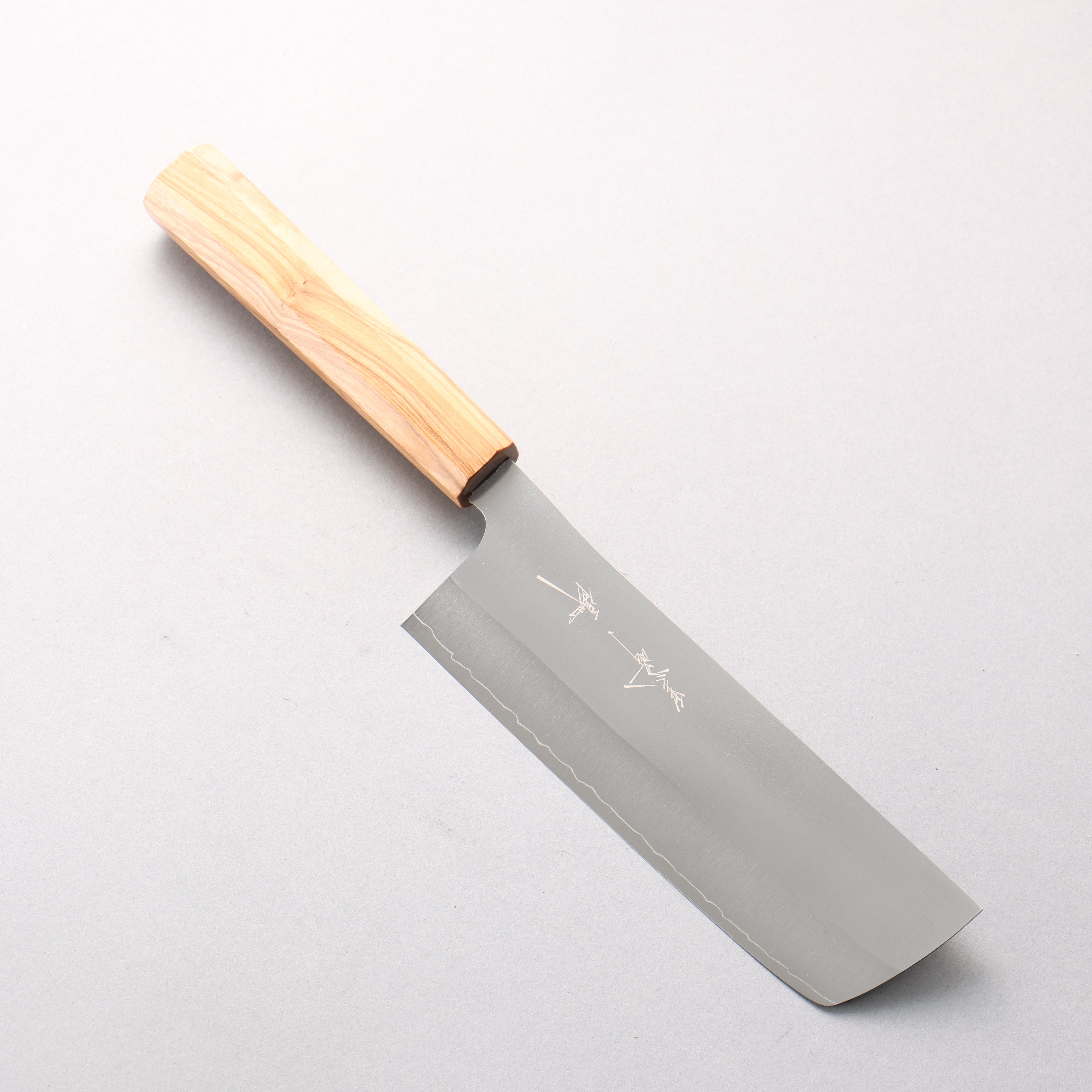 Yu Kurosaki New Gekko VG-XEOS Nakiri 165mm Olive Wood Handle - Seisuke Knife
