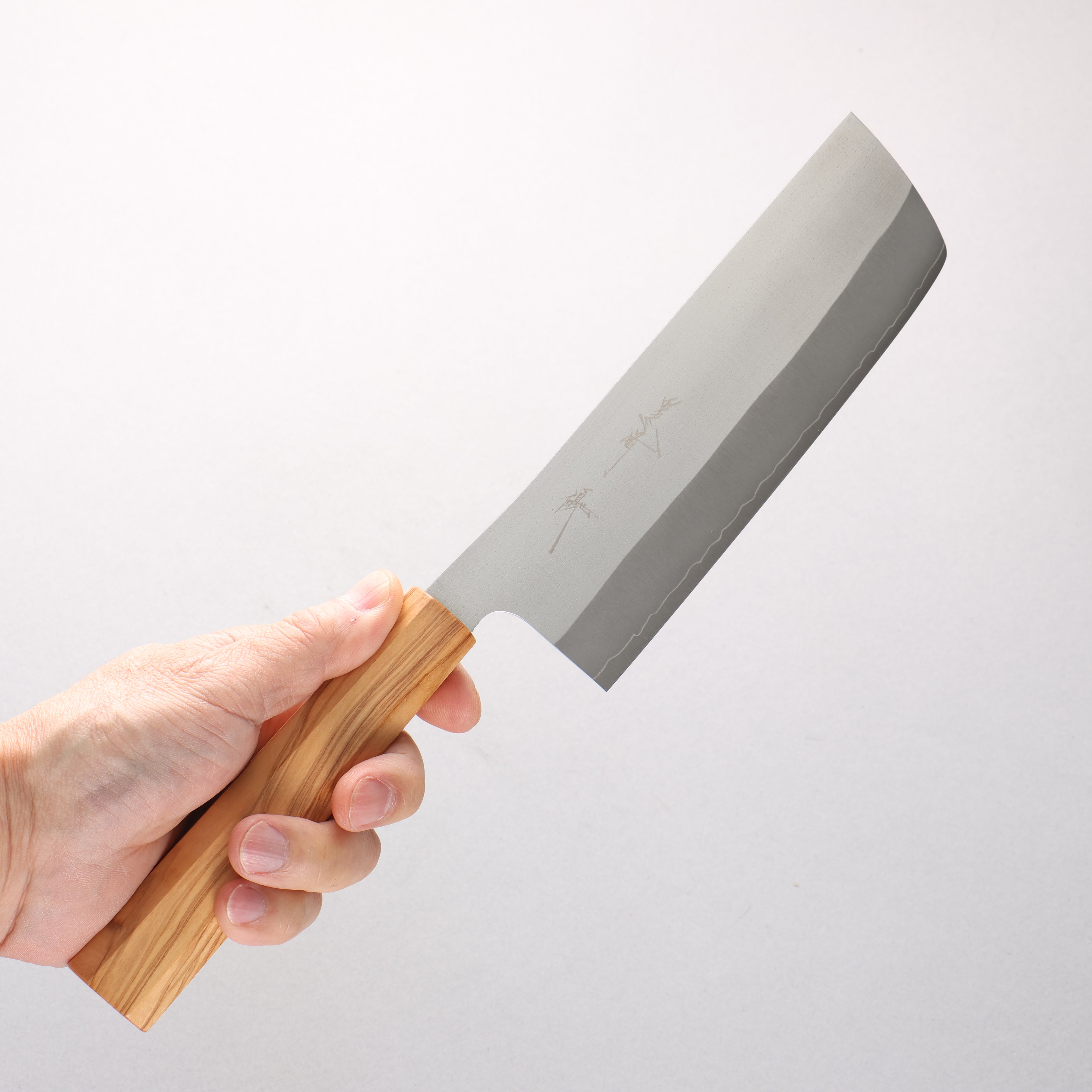 Yu Kurosaki New Gekko VG-XEOS Nakiri 165mm Olive Wood Handle - Seisuke Knife