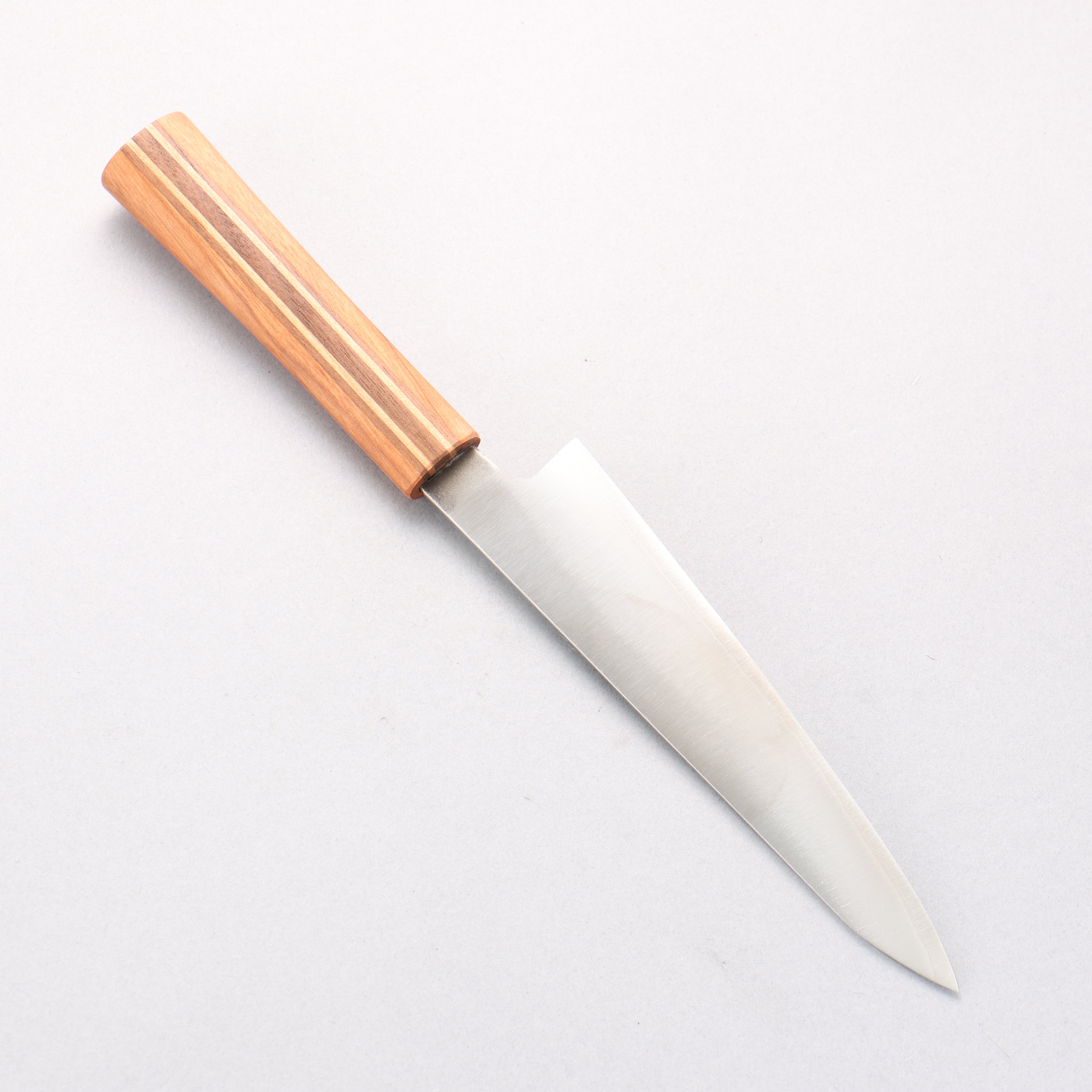 Shigeki Tanaka Majiro Silver Steel No.3 Petty-Utility 150mm Maple, Cherry, Walnut Handle - Seisuke Knife
