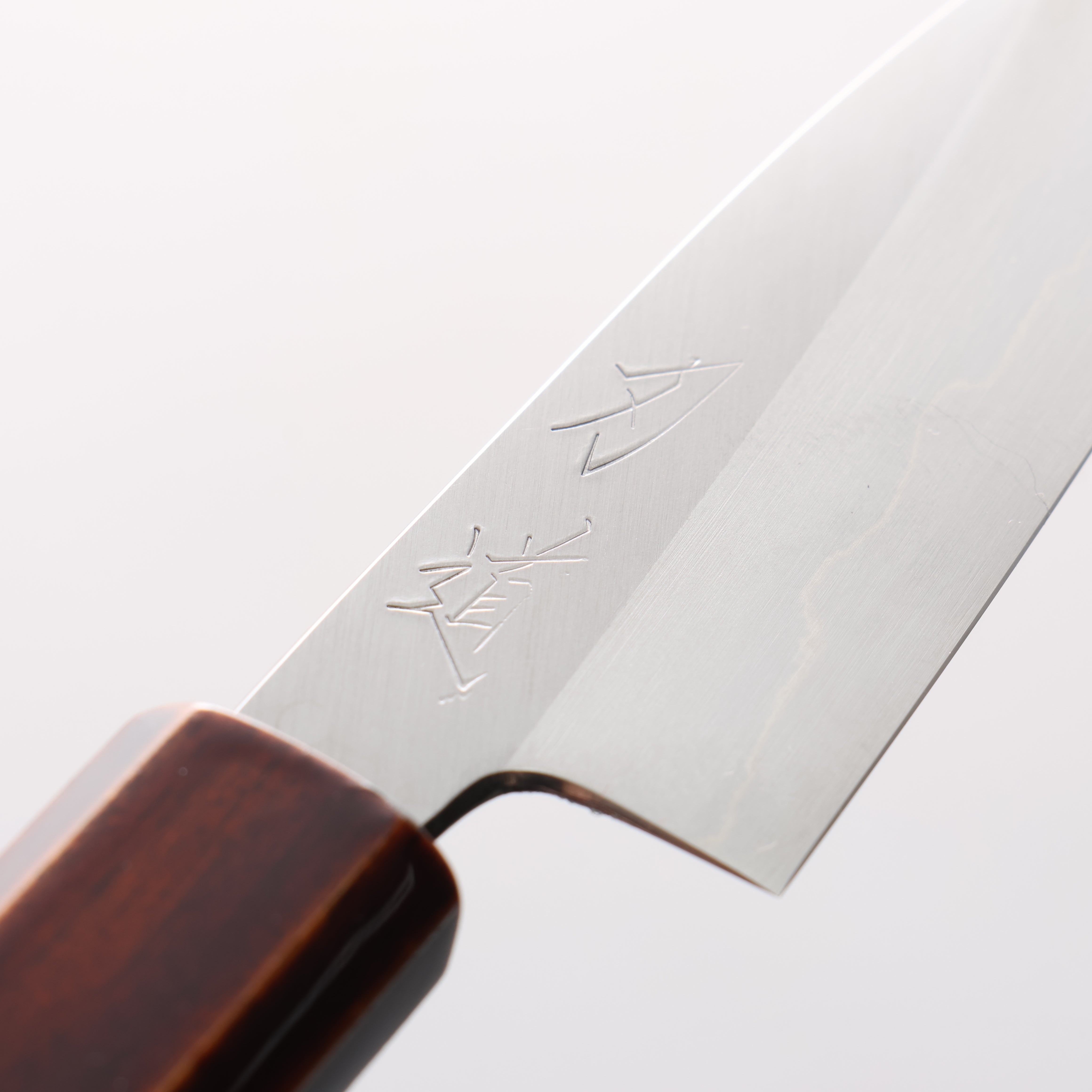Hado Silver Steel No.3 Migaki Paring 90mm Kijiro-Nuri Lacquered Handle - Seisuke Knife