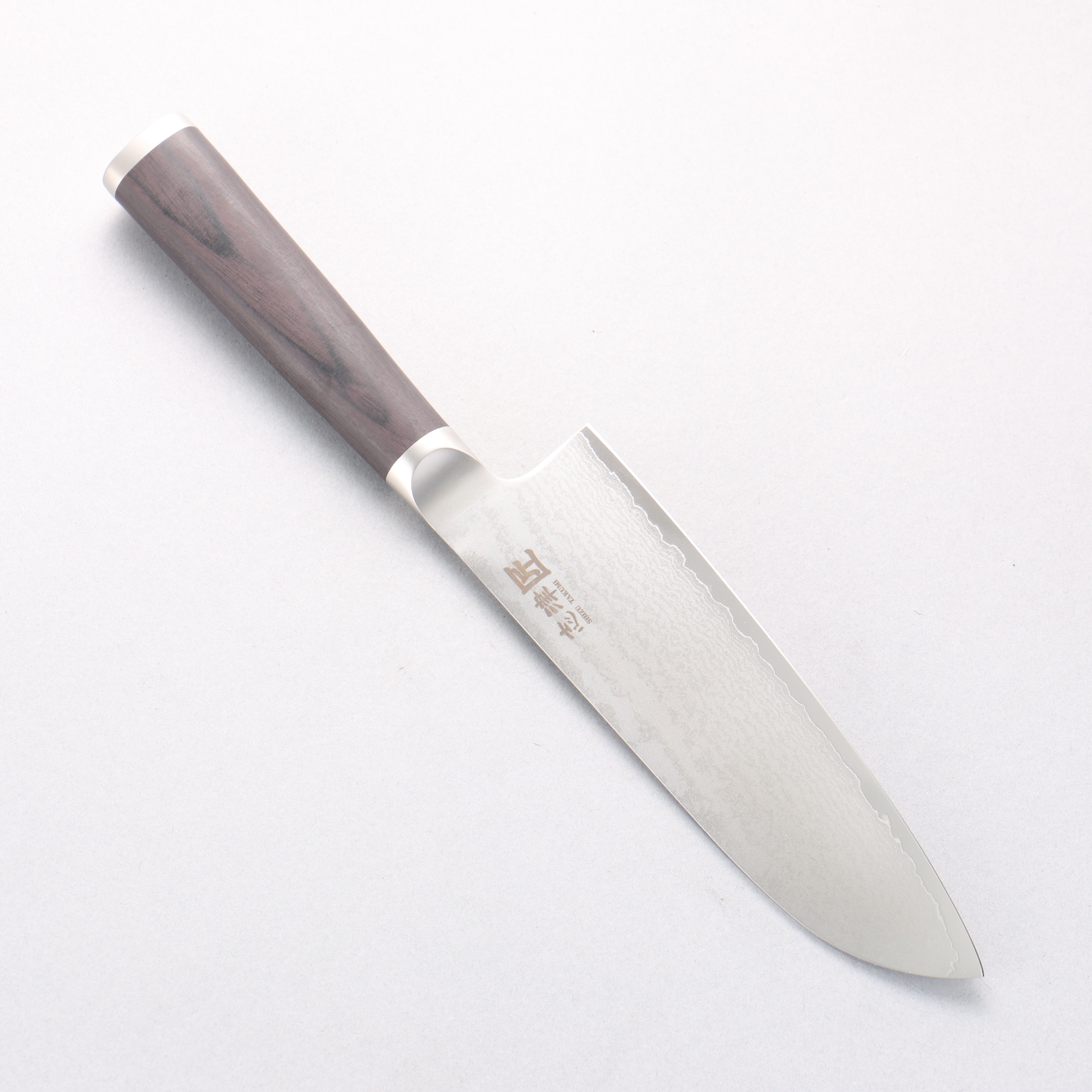 Miyako 33 Layer Damascus AUS-8a Japanese Santoku Knife 165mm - Seisuke Knife