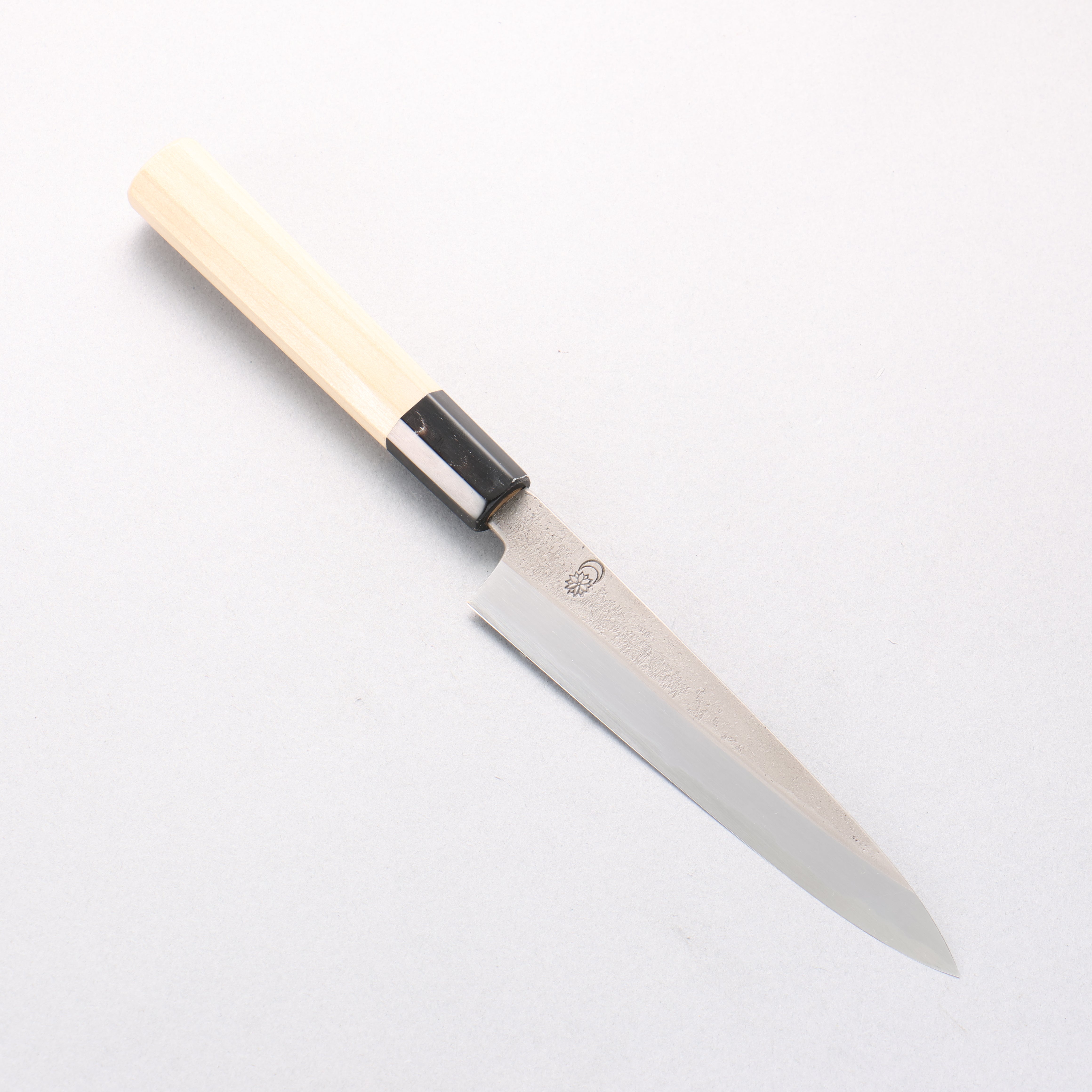 Kikuzuki White Steel No.2 Nashiji Petty-Utility 150mm Magnolia Handle - Seisuke Knife
