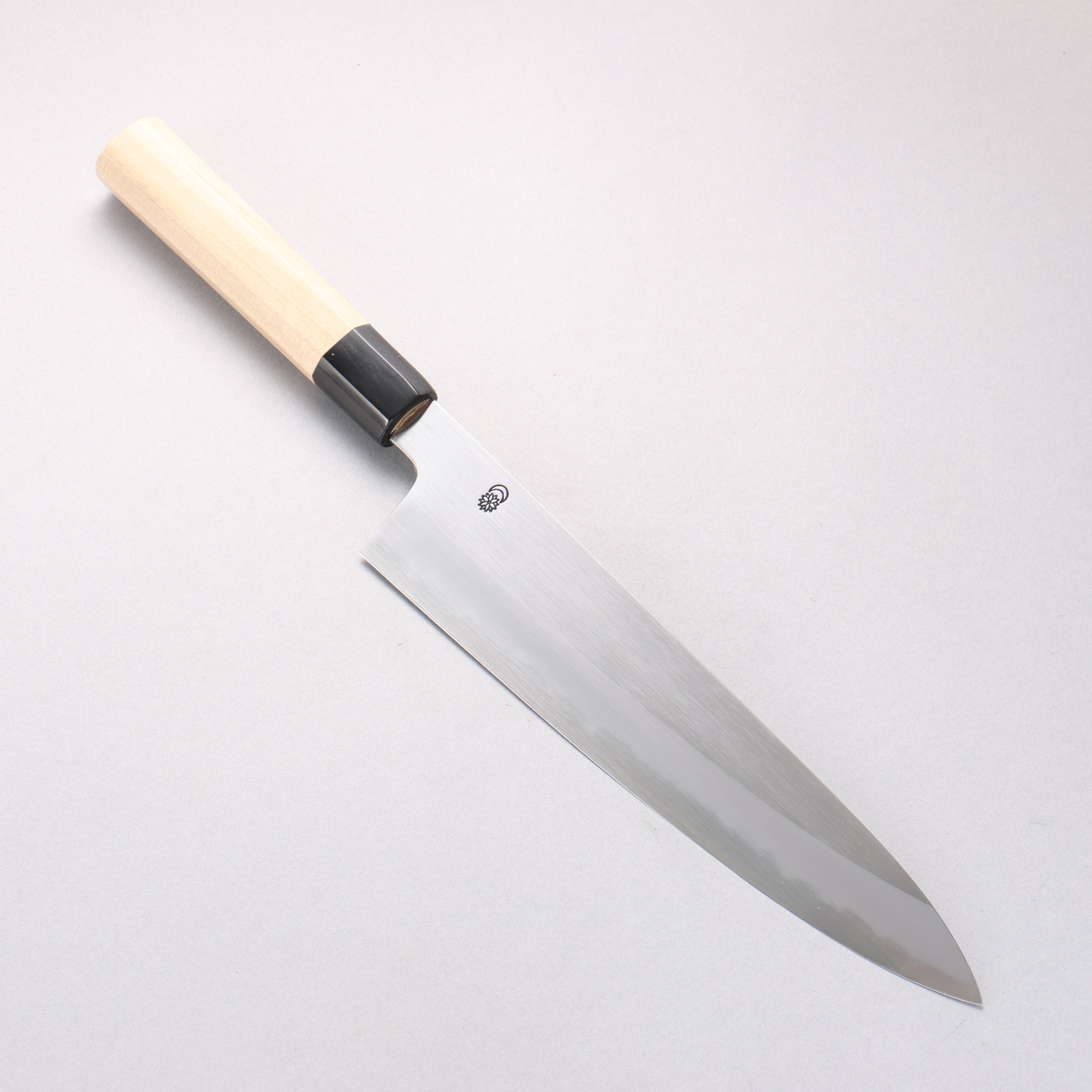 Kikuzuki White Steel No.2 Kasumitogi Gyuto 240mm Magnolia Handle - Seisuke Knife