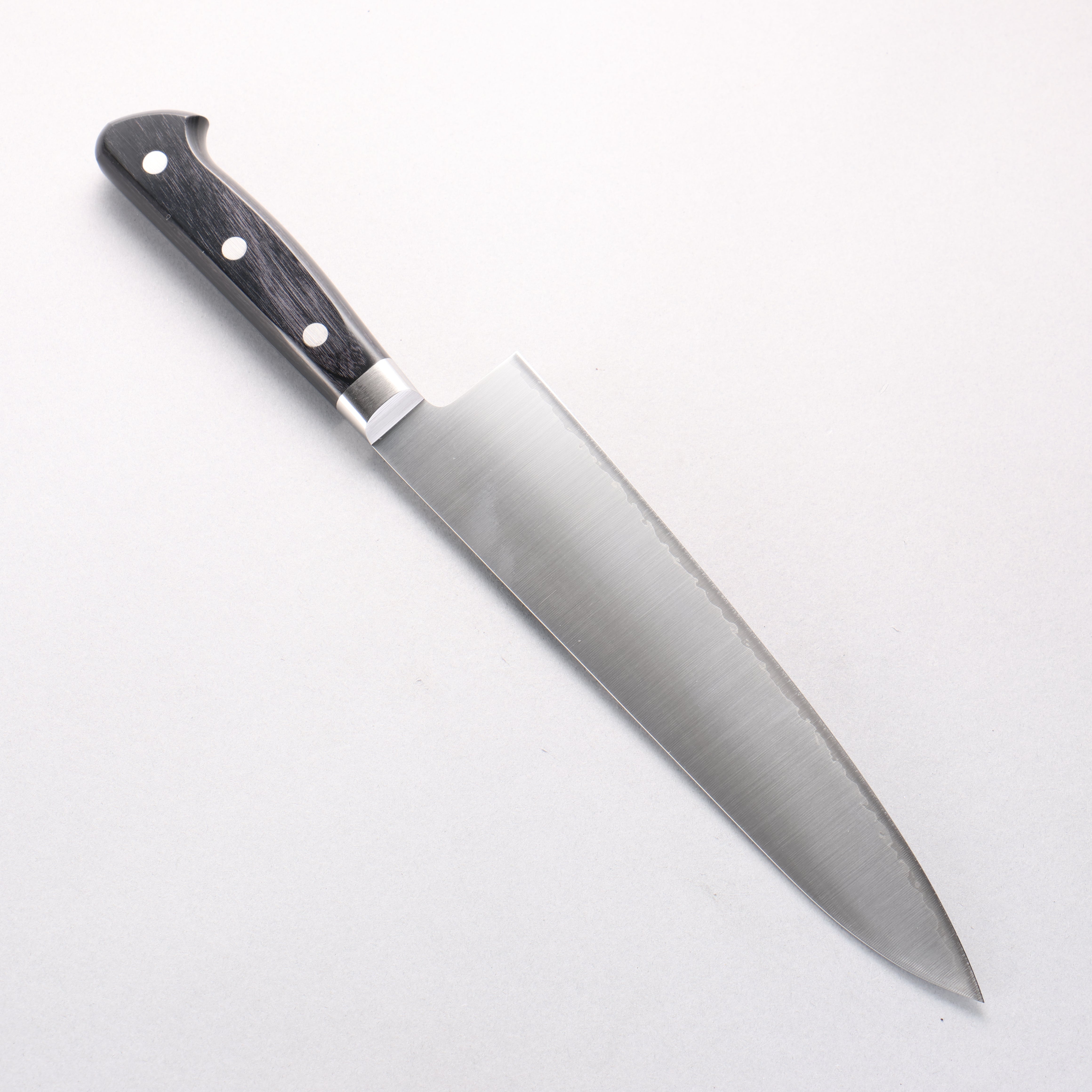 Takamura Knives VG10 Migaki Finished Gyuto 210mm with Black Pakkawood