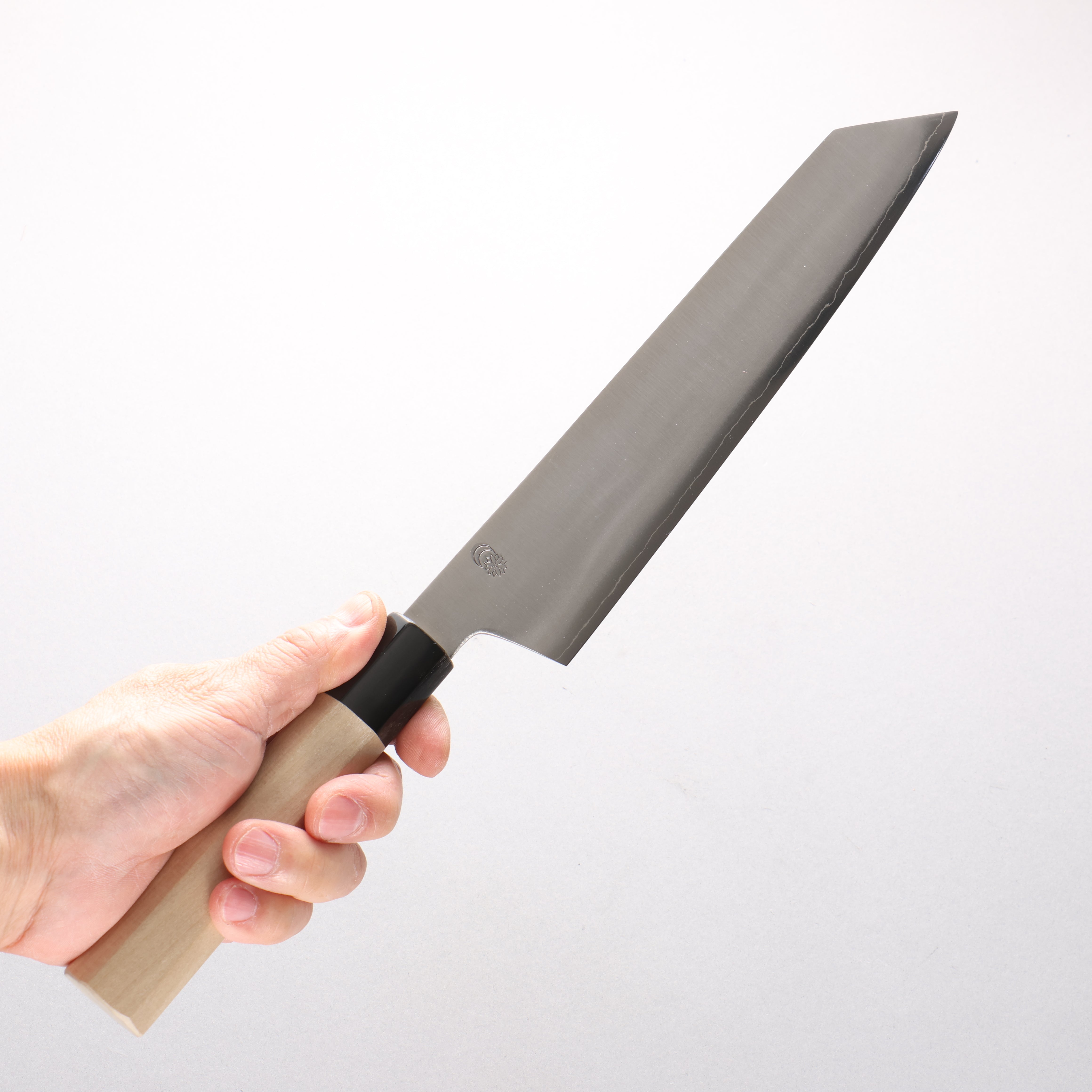 Kikuzuki Silver Steel No.3 Bokashi Kiritsuke Gyuto 240mm Magnolia Handle - Seisuke Knife