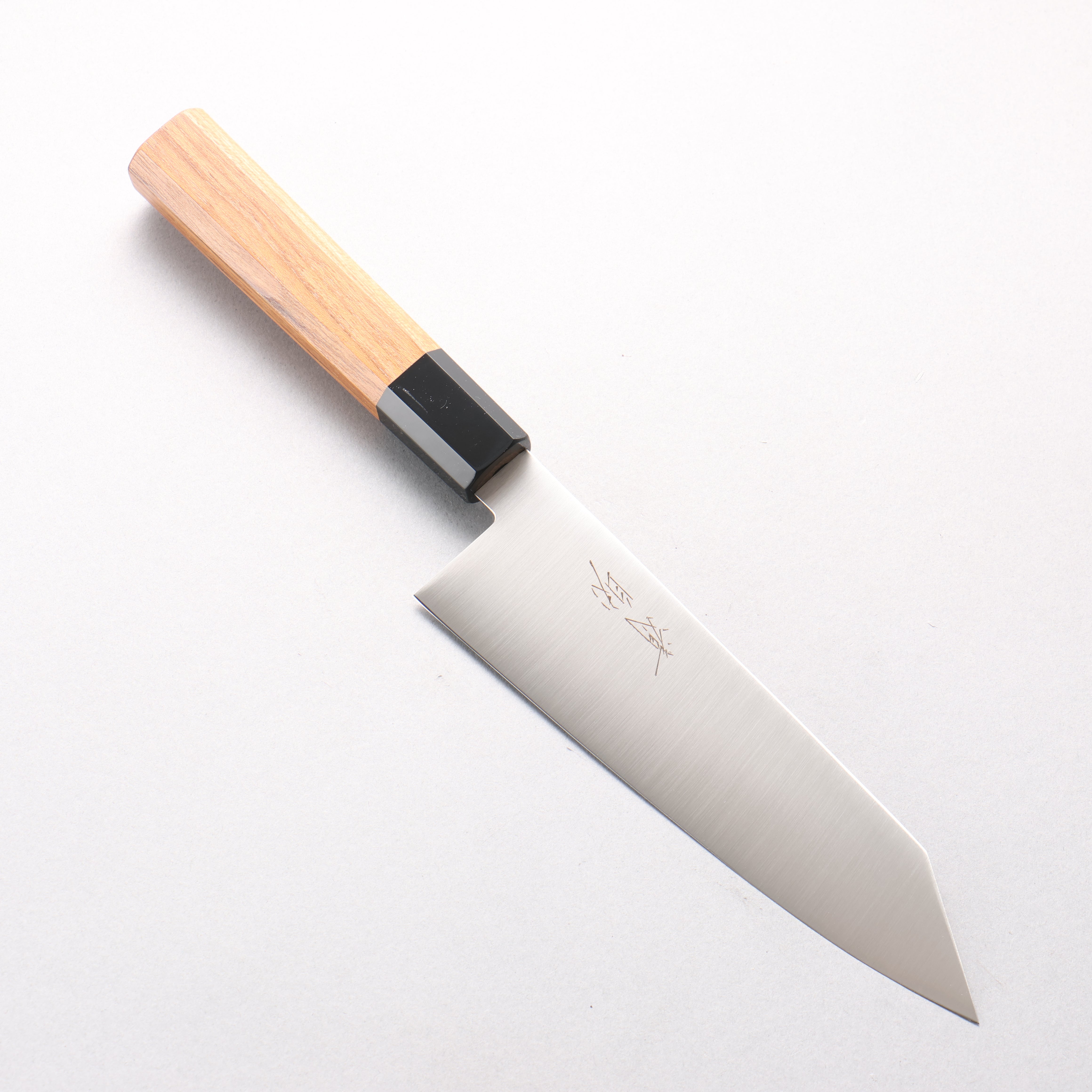 Seisuke Stainless Steel Kiritsuke Santoku 180mm Teak Handle - Seisuke Knife