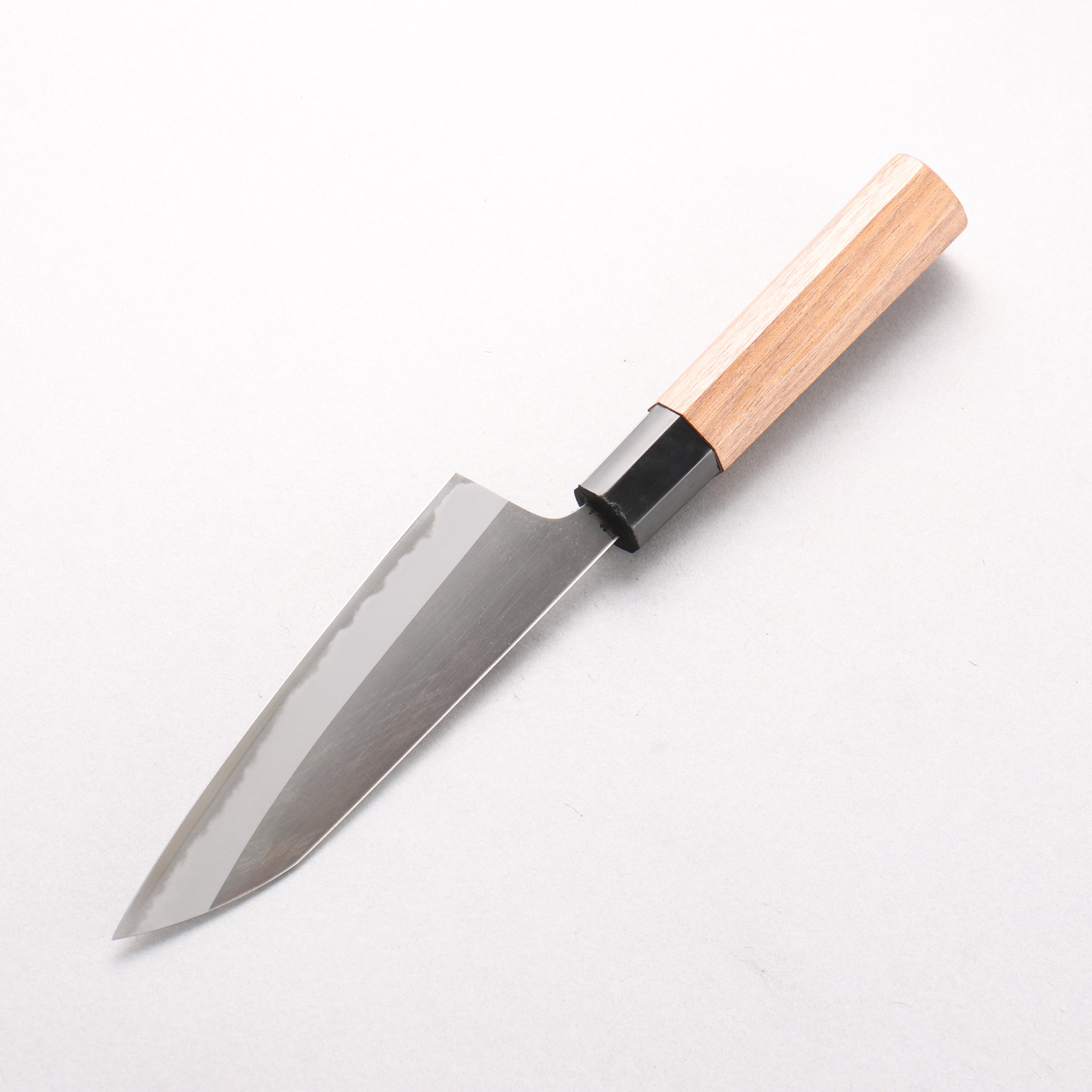 Daisuke Nishida White Steel No.1 Migaki Petty-Utility 130mm Walnut Handle - Seisuke Knife