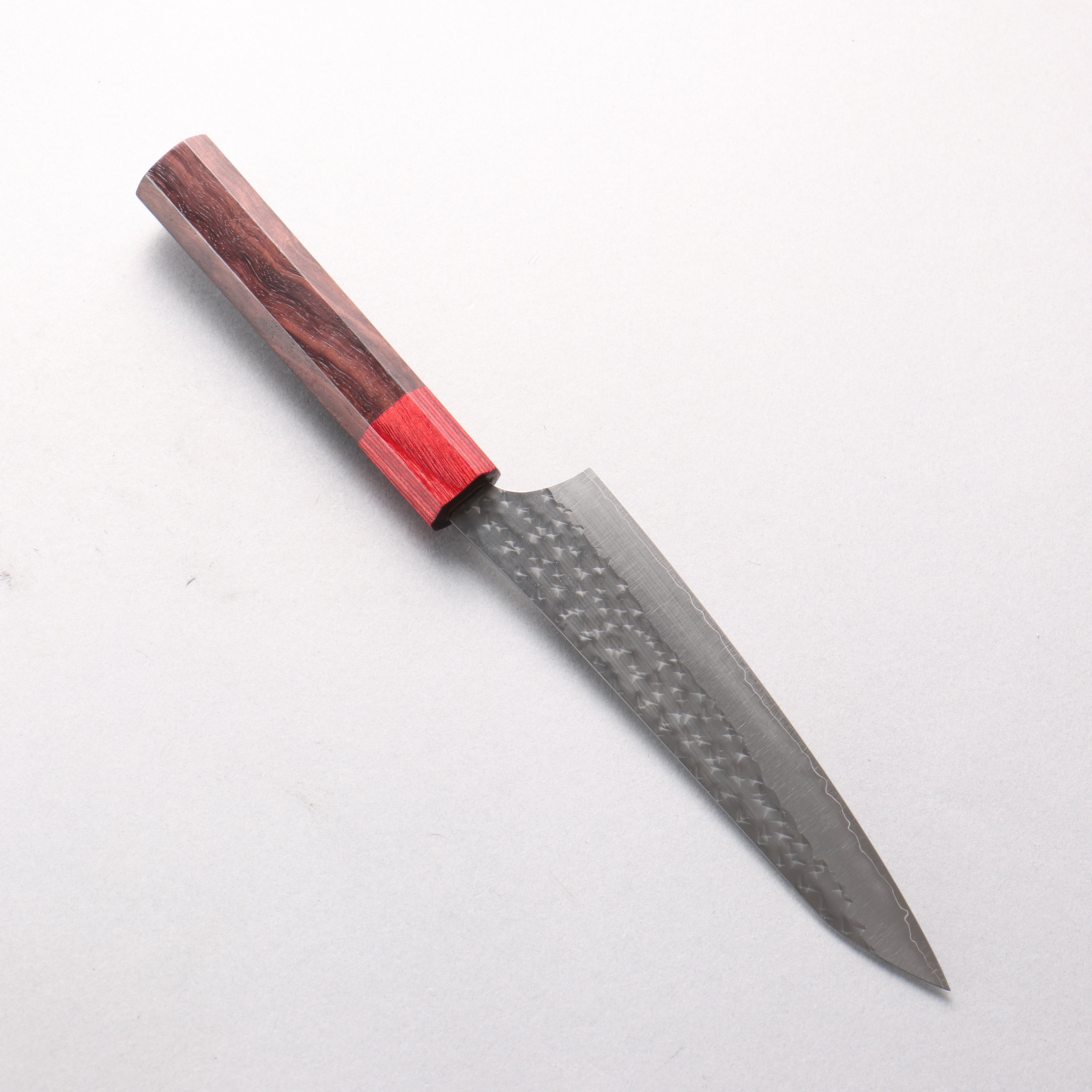 Yu Kurosaki Senko Ei SG2 Hammered Petty-Utility 150mm Rosewood (ferrule: Red Pakka wood) Handle - Seisuke Knife