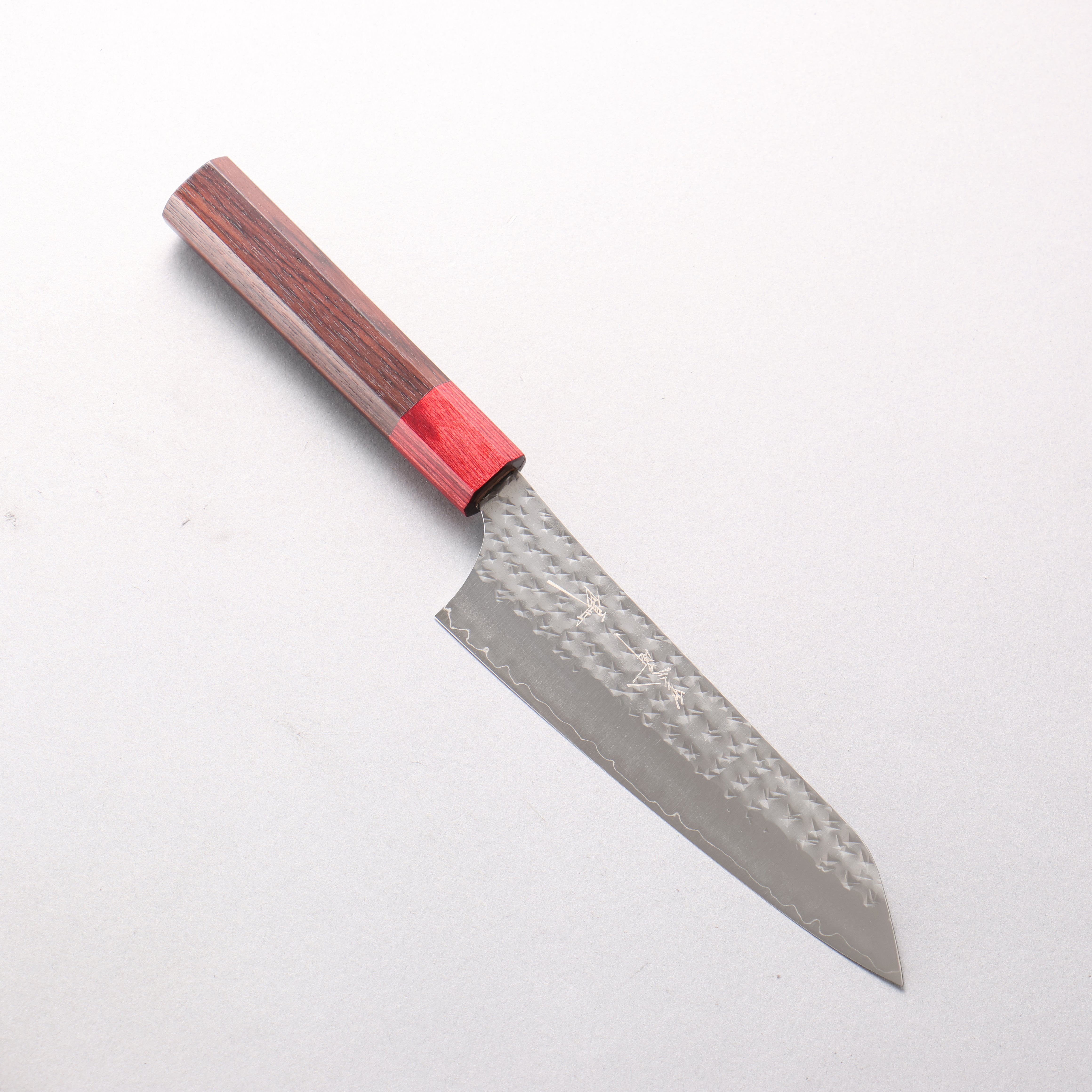 Yu Kurosaki Senko Ei SG2 Hammered Small Bunka 150mm Rosewood (ferrule: Red Pakka wood) Handle