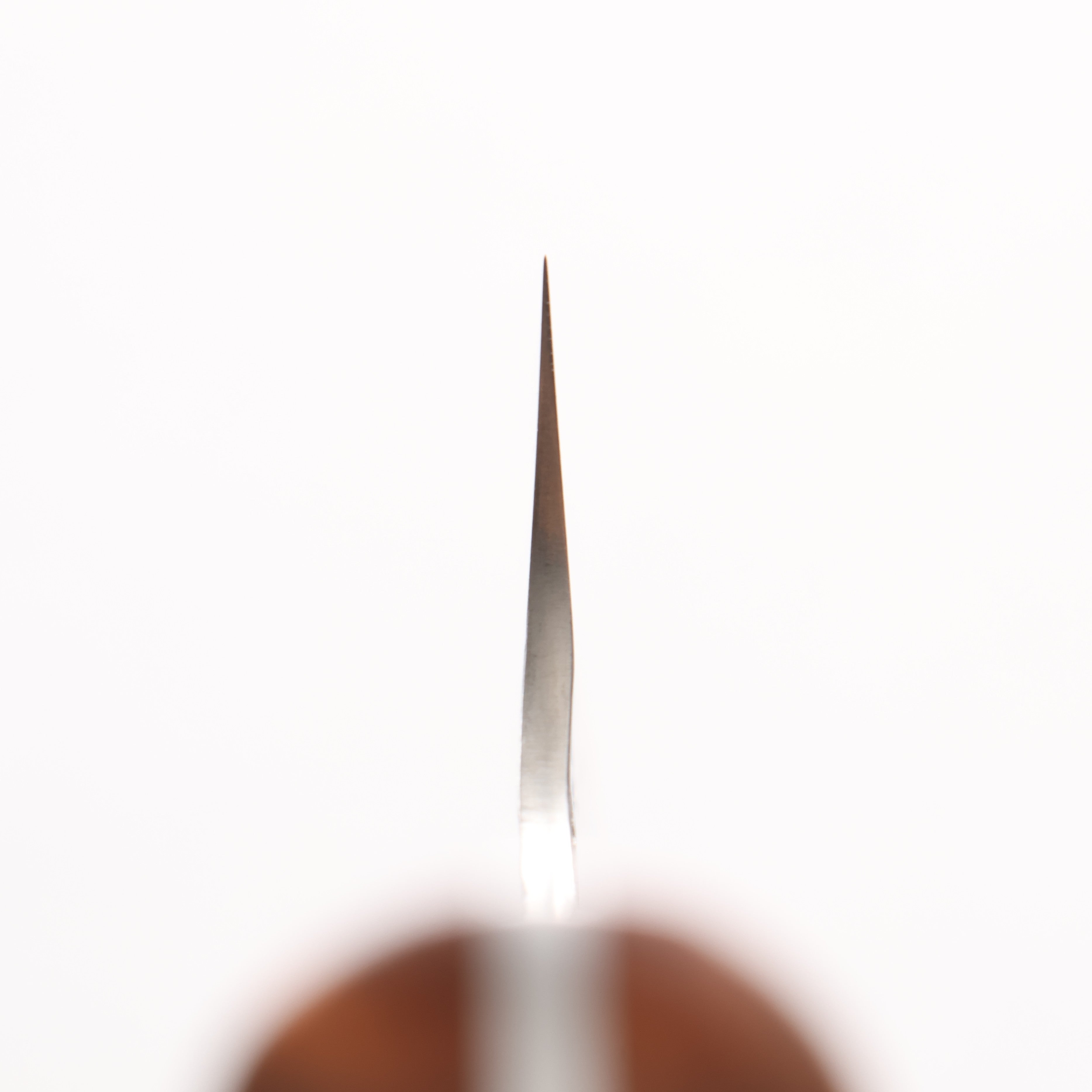 Takeshi Saji VG10 Hammered Damascus Cross Gyuto 210mm Kumiko (Wood Mosaic) Handle - Seisuke Knife