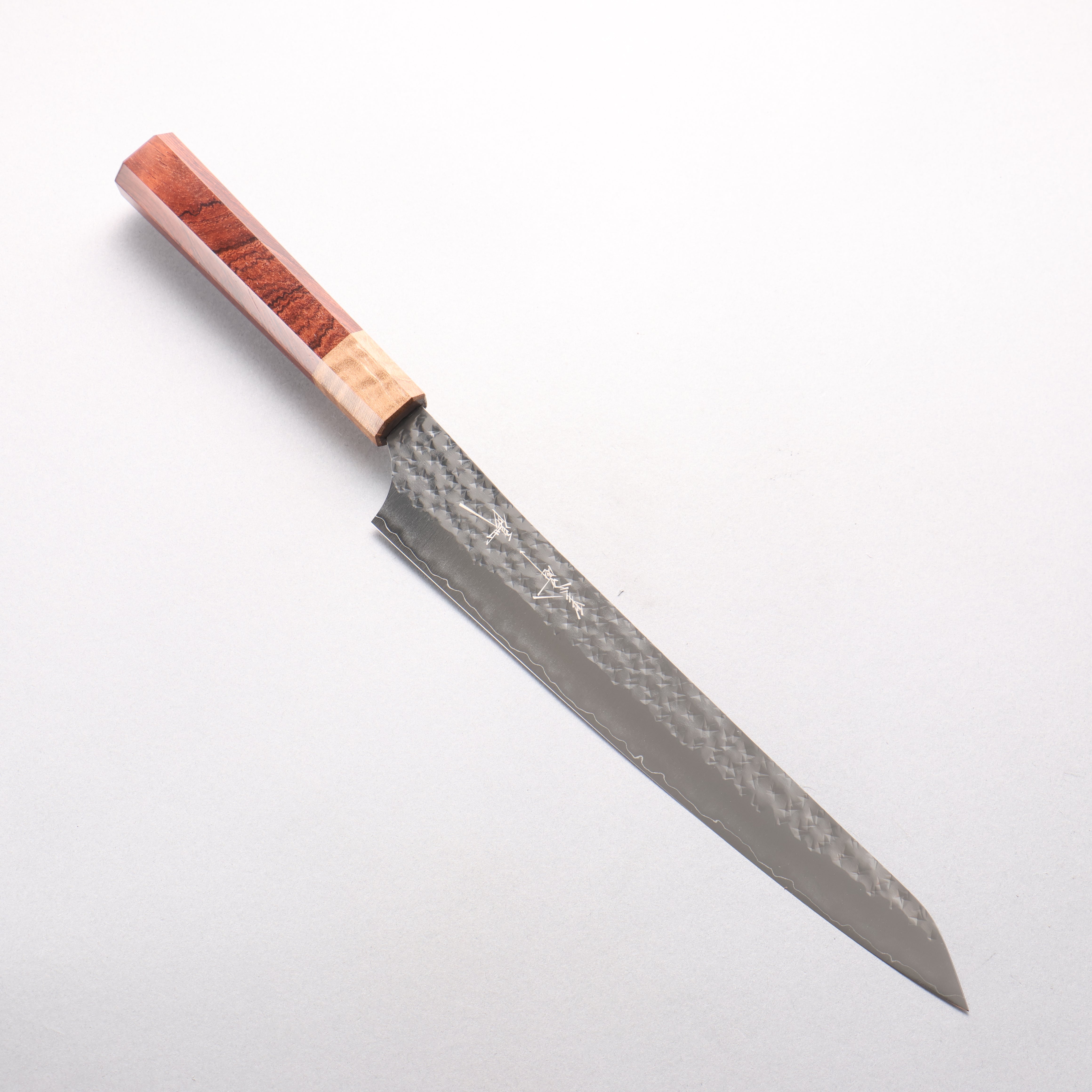 Yu Kurosaki Senko Ei SG2 Hammered Sujihiki 240mm Rosewood (ferrule: Maple) Handle Txispa - Seisuke Knife
