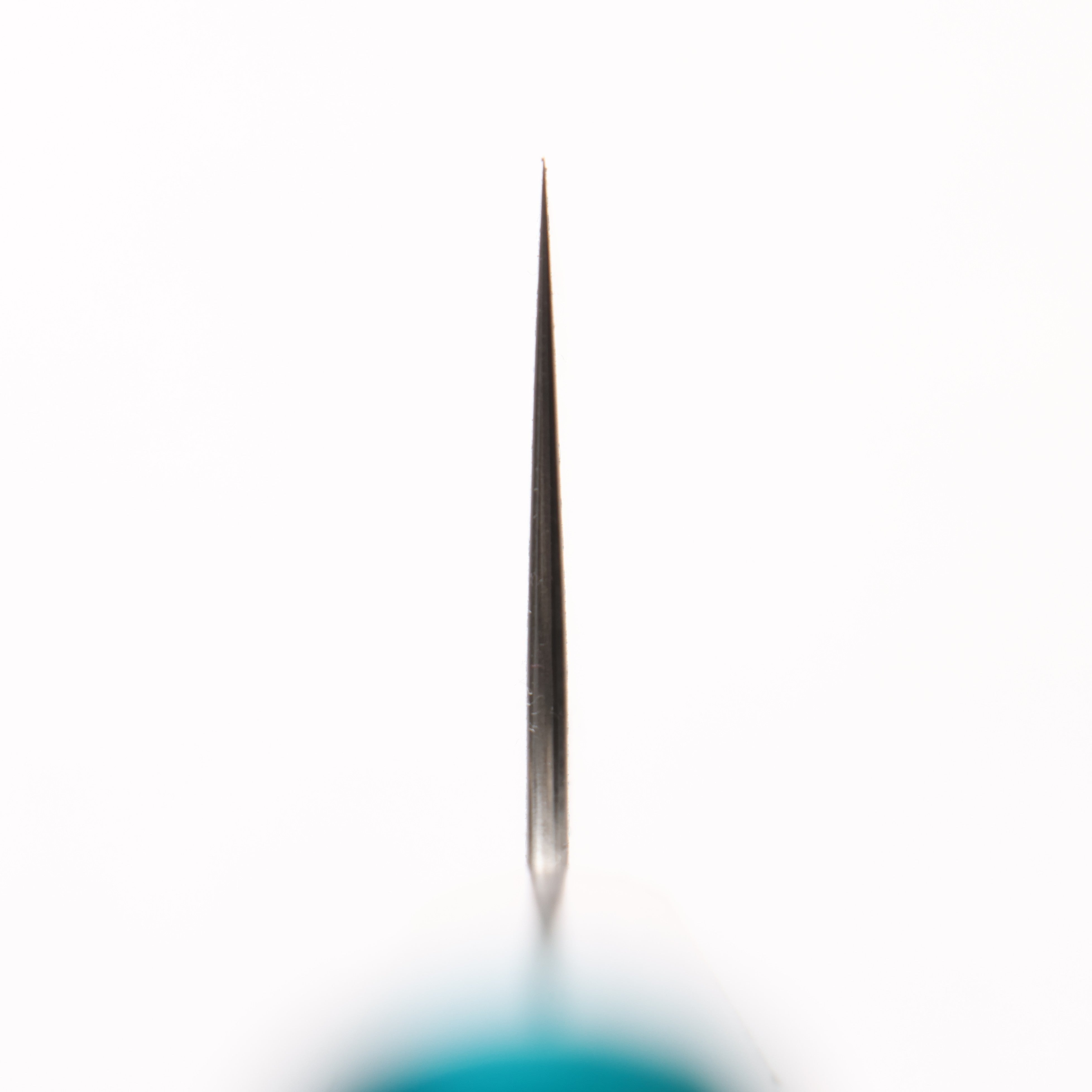Yoshimi Kato SG2 Black Damascus Santoku 170mm Stabilized Birch with Emerald Green Resin Handle - Seisuke Knife