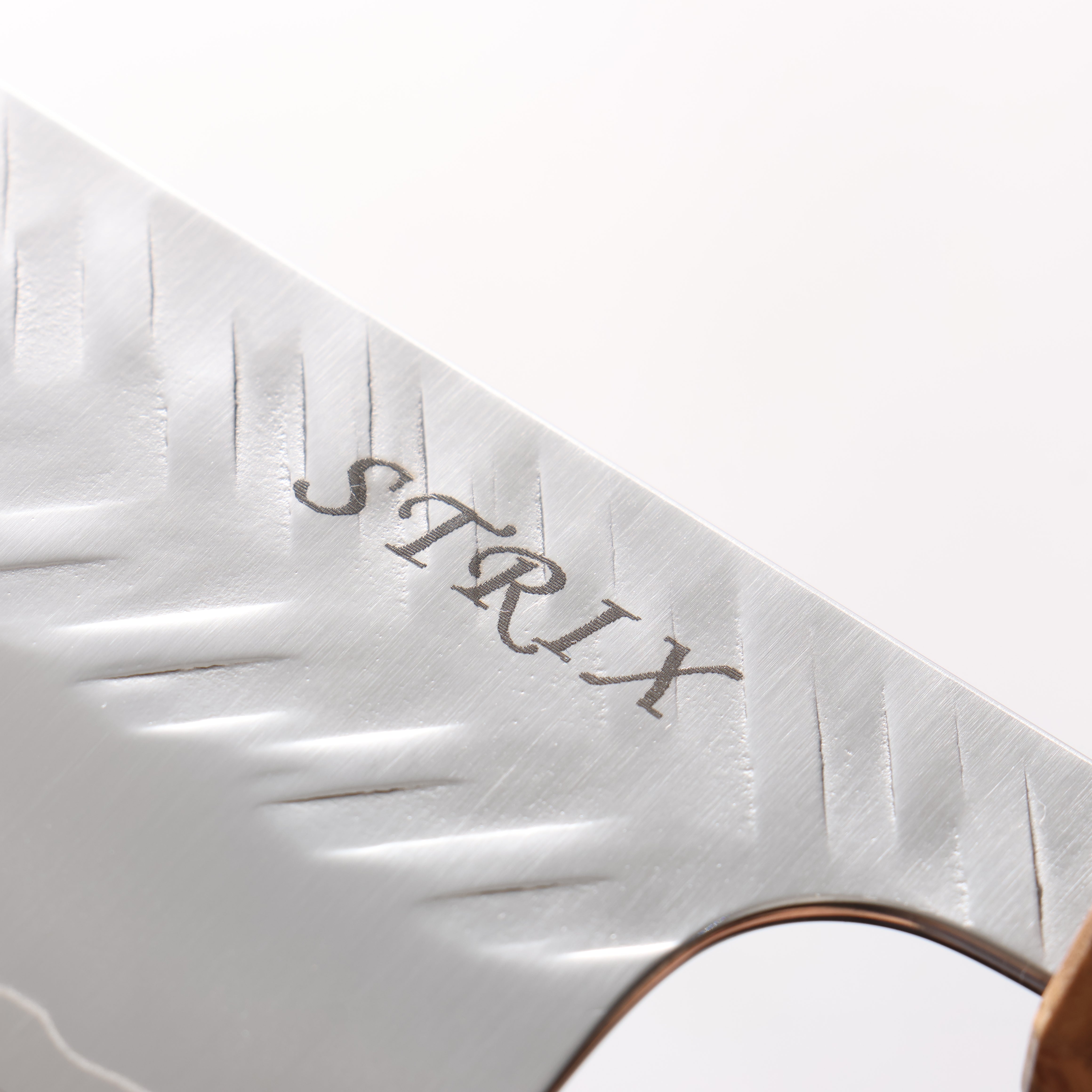 Yoshimi Kato SPG STRIX Hammered (V) Nakiri 165mm Olive Tree and Green Resin Handle