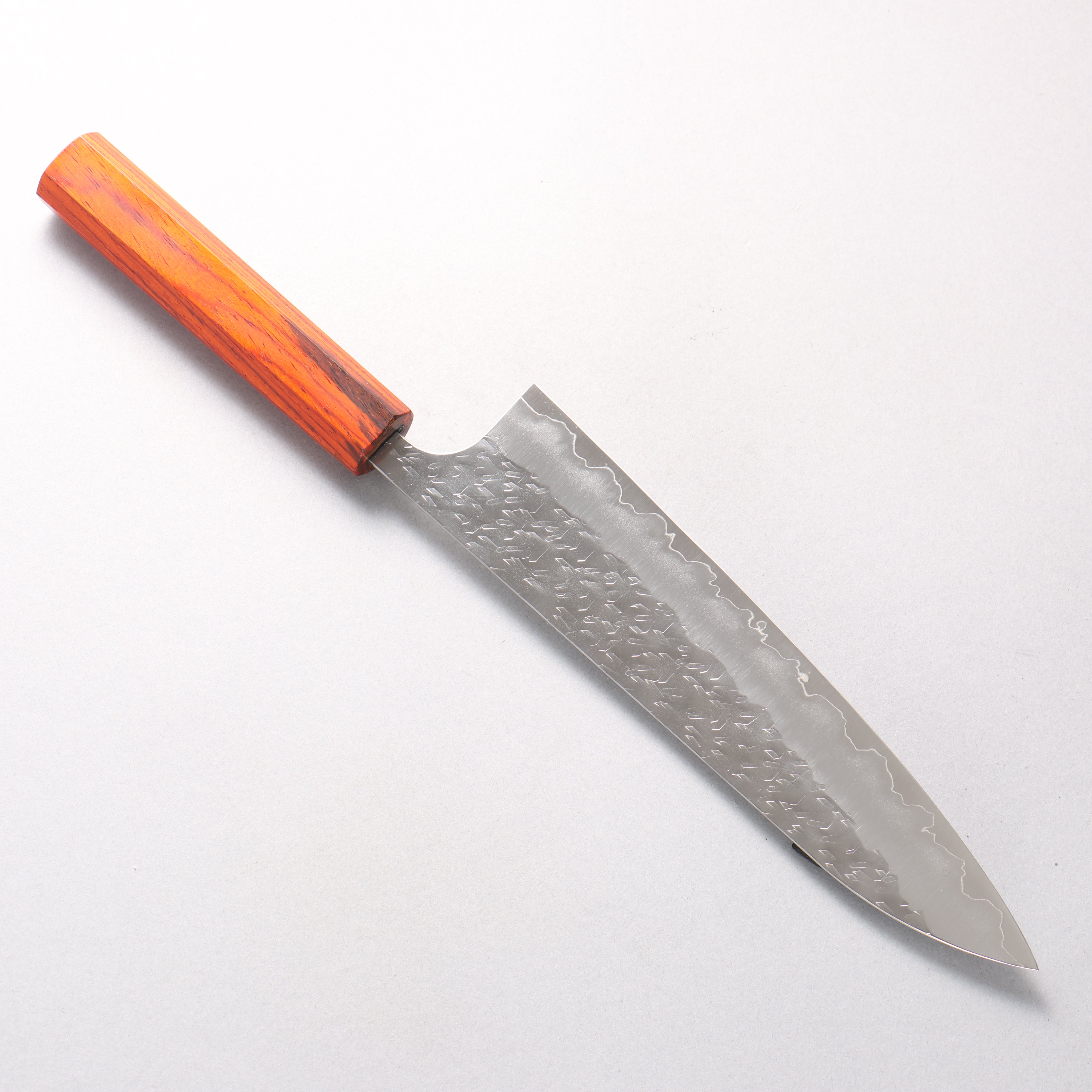 Yoshimi Kato Hyo SG2 Hammered Gyuto 210mm Cocobolo Handle