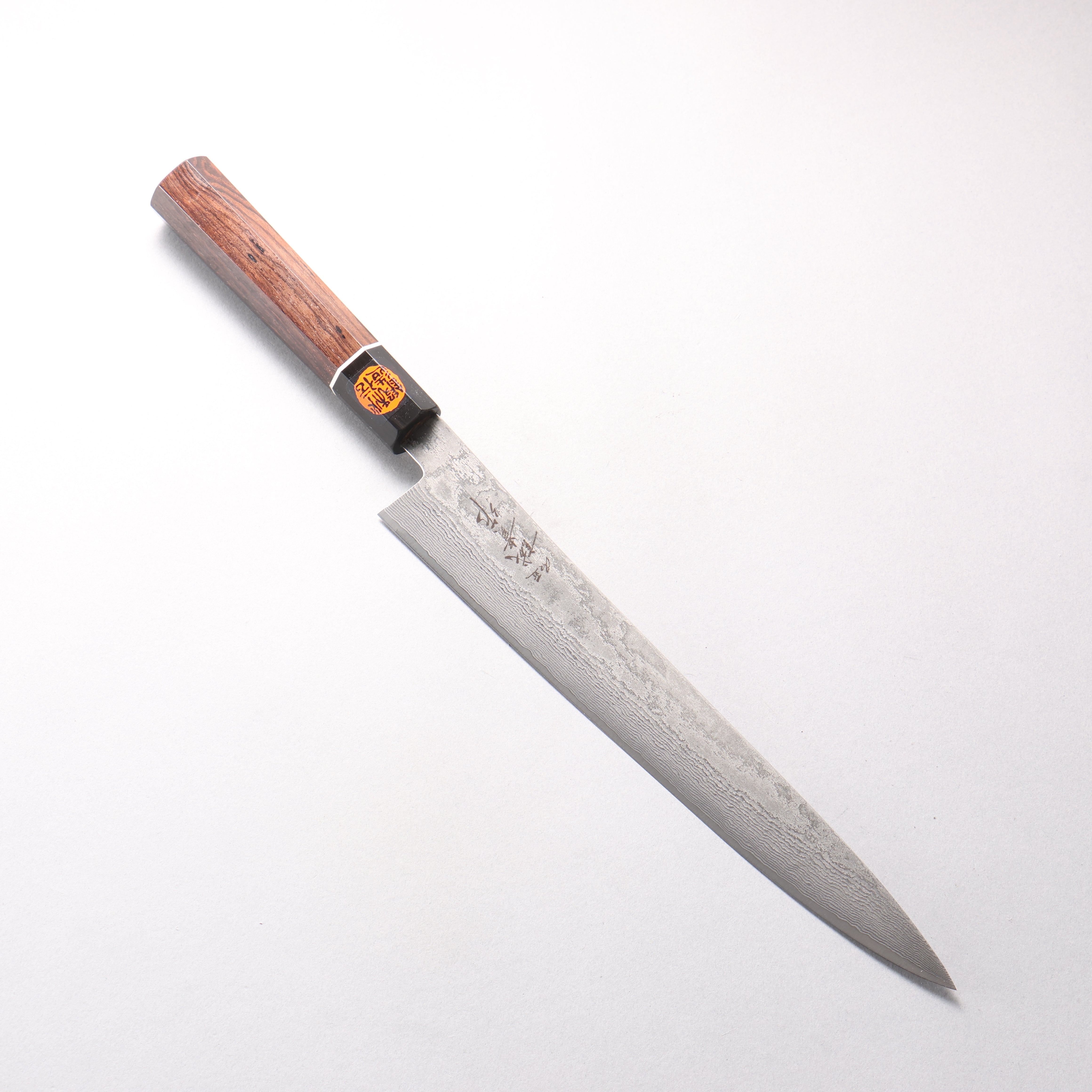 Shigeki Tanaka Habakiri SG2 Damascus Slicer 270mm Ebony Wood Handle