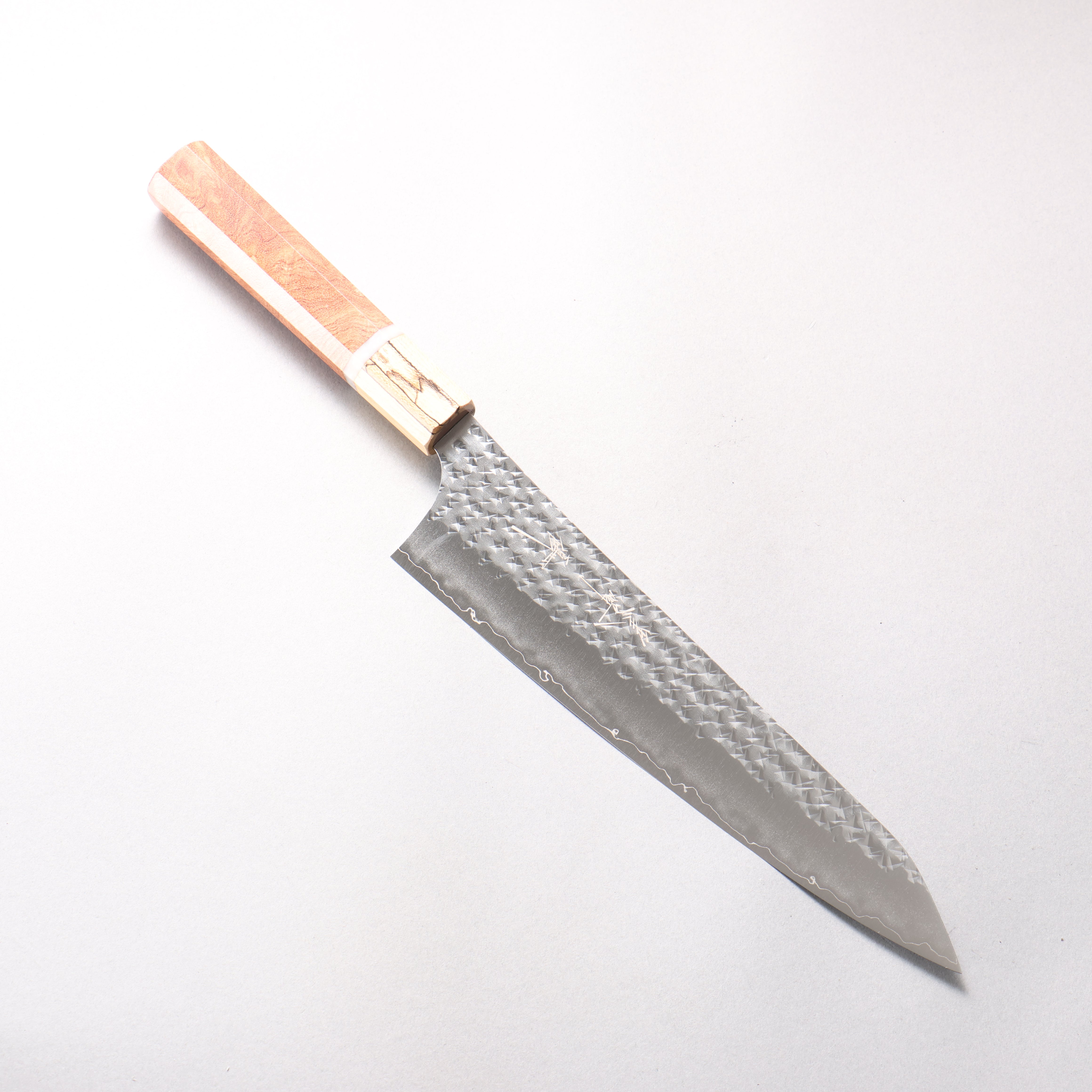 Yu Kurosaki Senko Ei SG2 Hammered Gyuto 210mm Chinese Quince (Ferrule: Maple) Handle