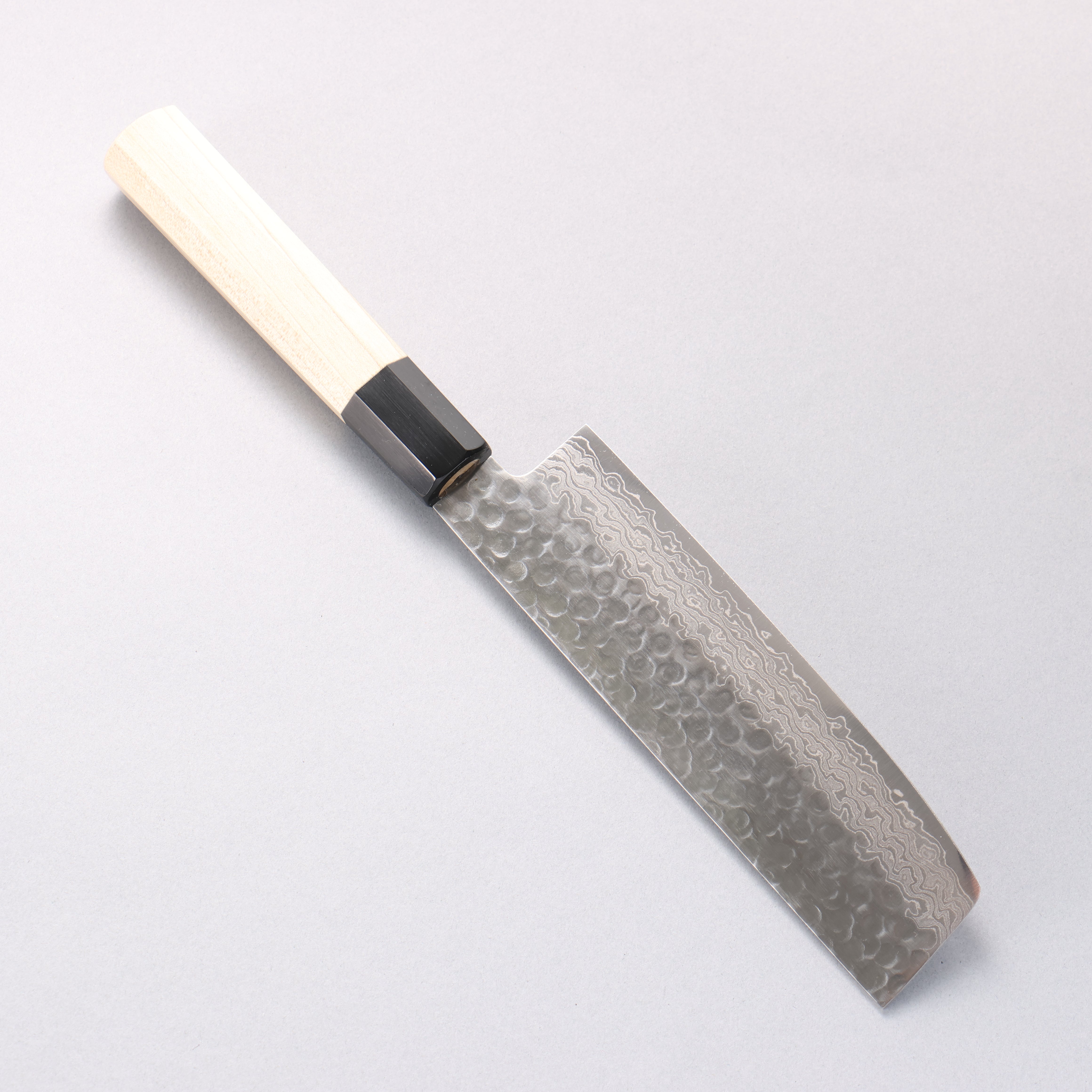 Sakai Takayuki 45 Layer Damascus AUS10 Nakiri Japanese Chef Knife 160mm with Magnolia Handle - Seisuke Knife