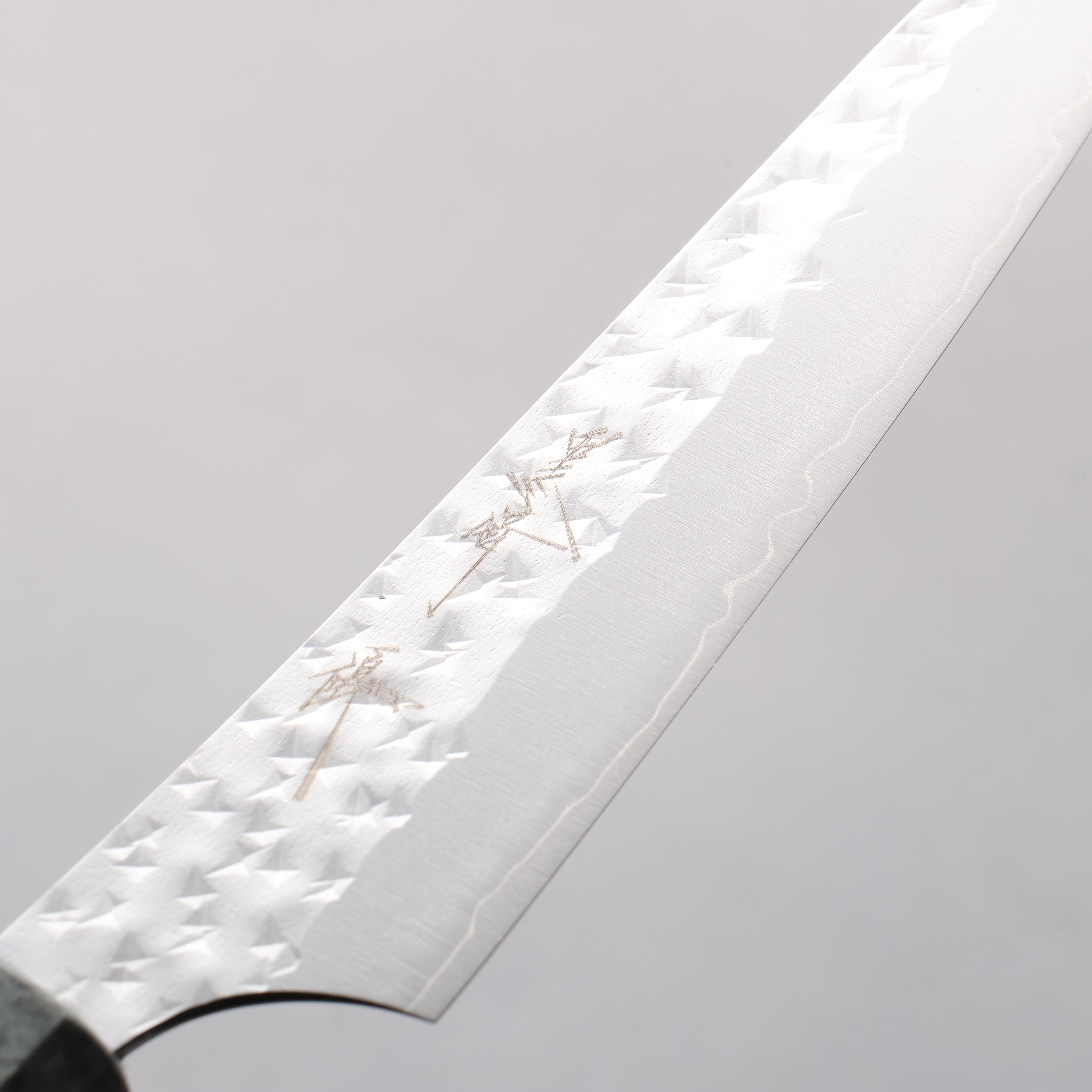 Yu Kurosaki Senko Ei SG2 Hammered Petty-Utility 130mm Stabilized Burl (White Ring) Handle - Seisuke Knife
