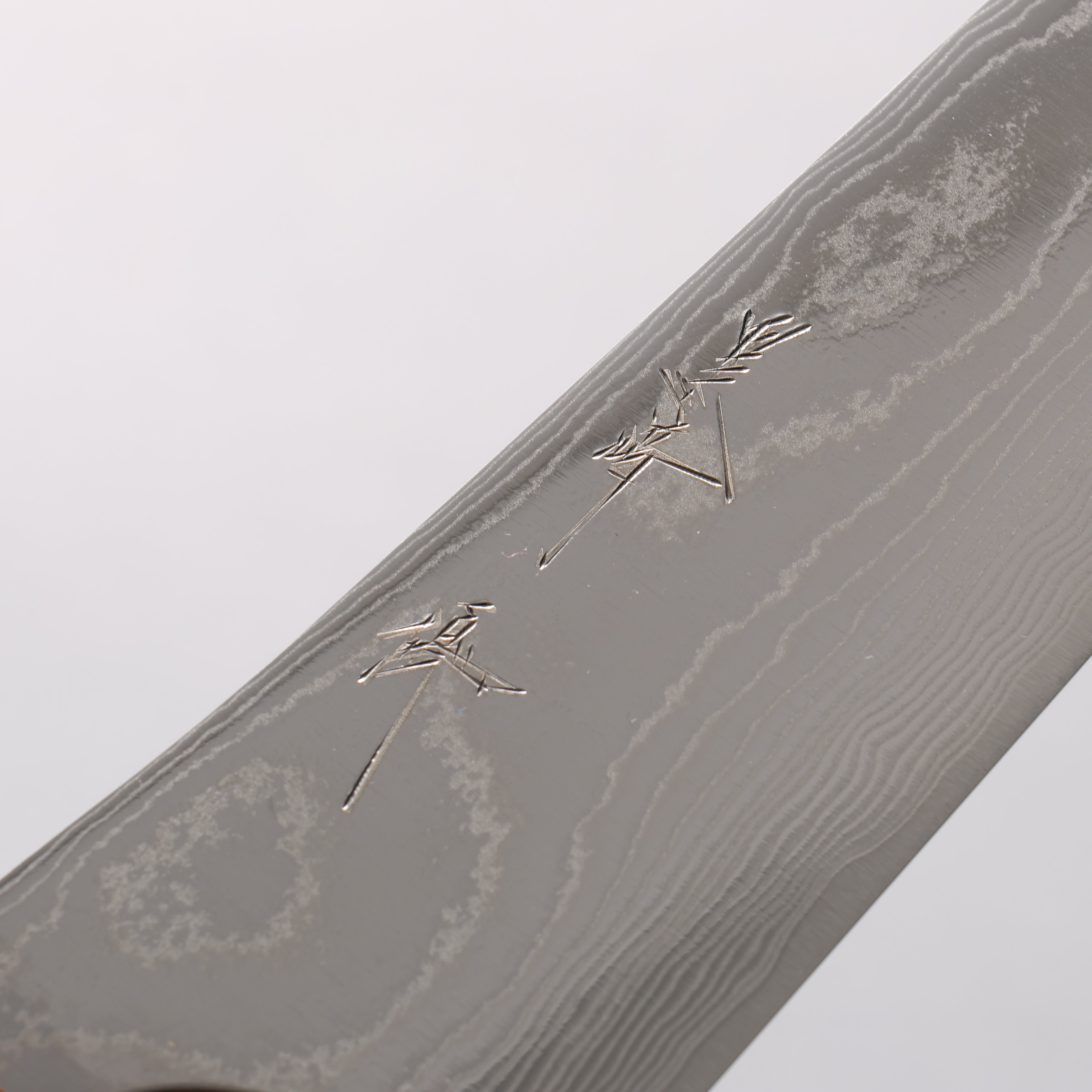 Yu Kurosaki Suiun SG2 Damascus Bunka 170mm Olive Tree and Clear Resin Handle
