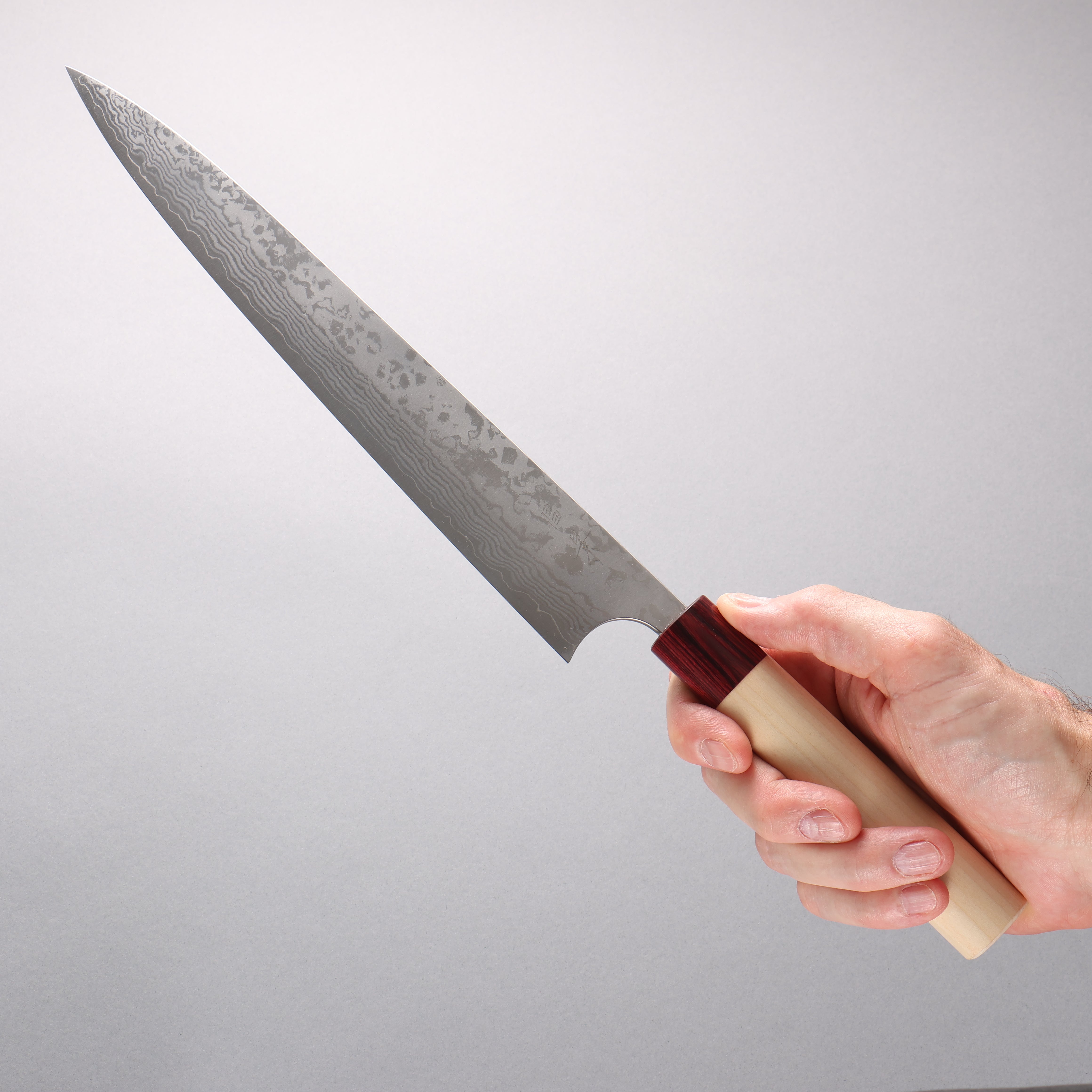 Masakage Kiri VG10 Damascus Sujihiki 270mm Magnolia Handle