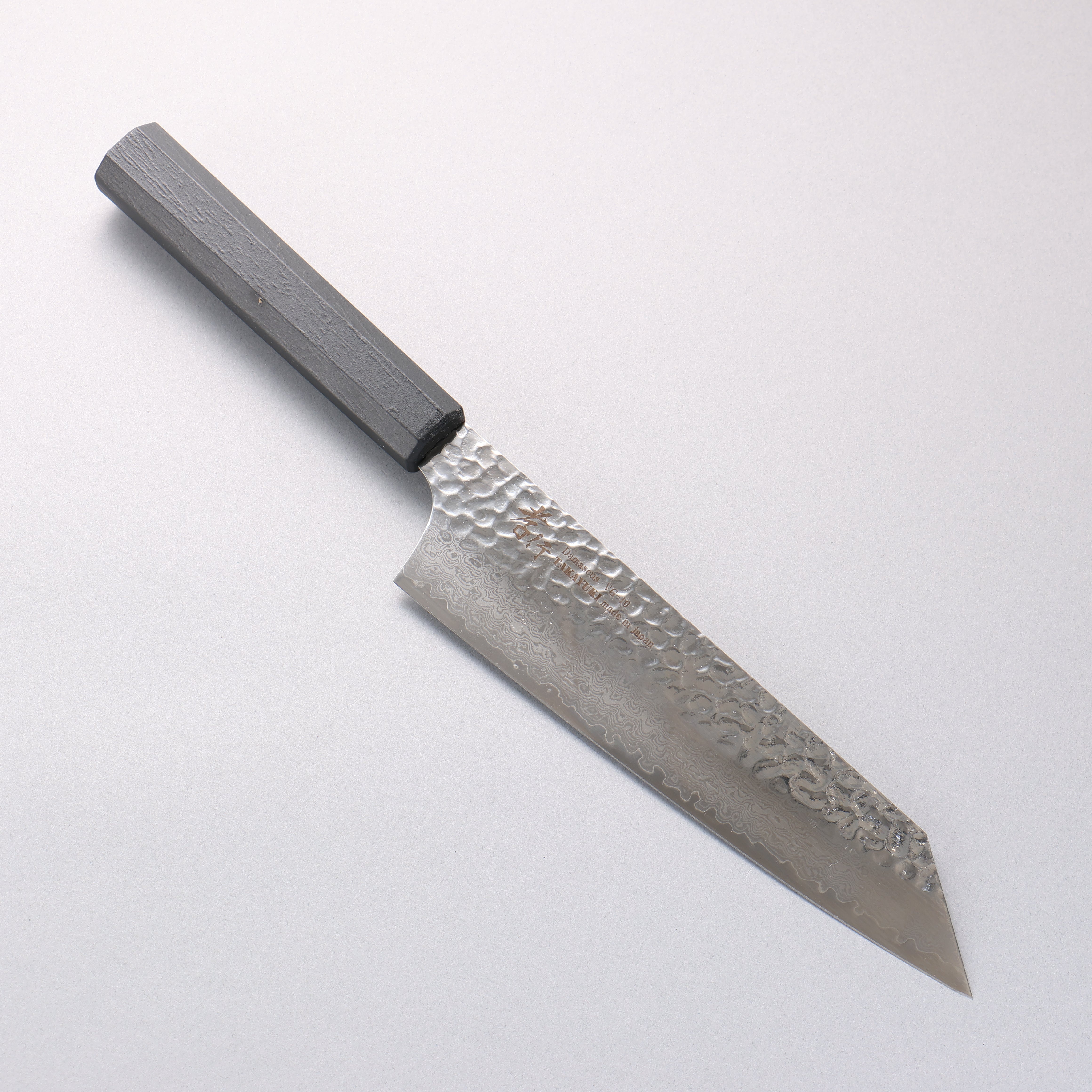Sakai Takayuki Nanairo VG10 33 Layer Kengata Gyuto 190mm Black Lacquered ABS Resin Handle - Seisuke Knife