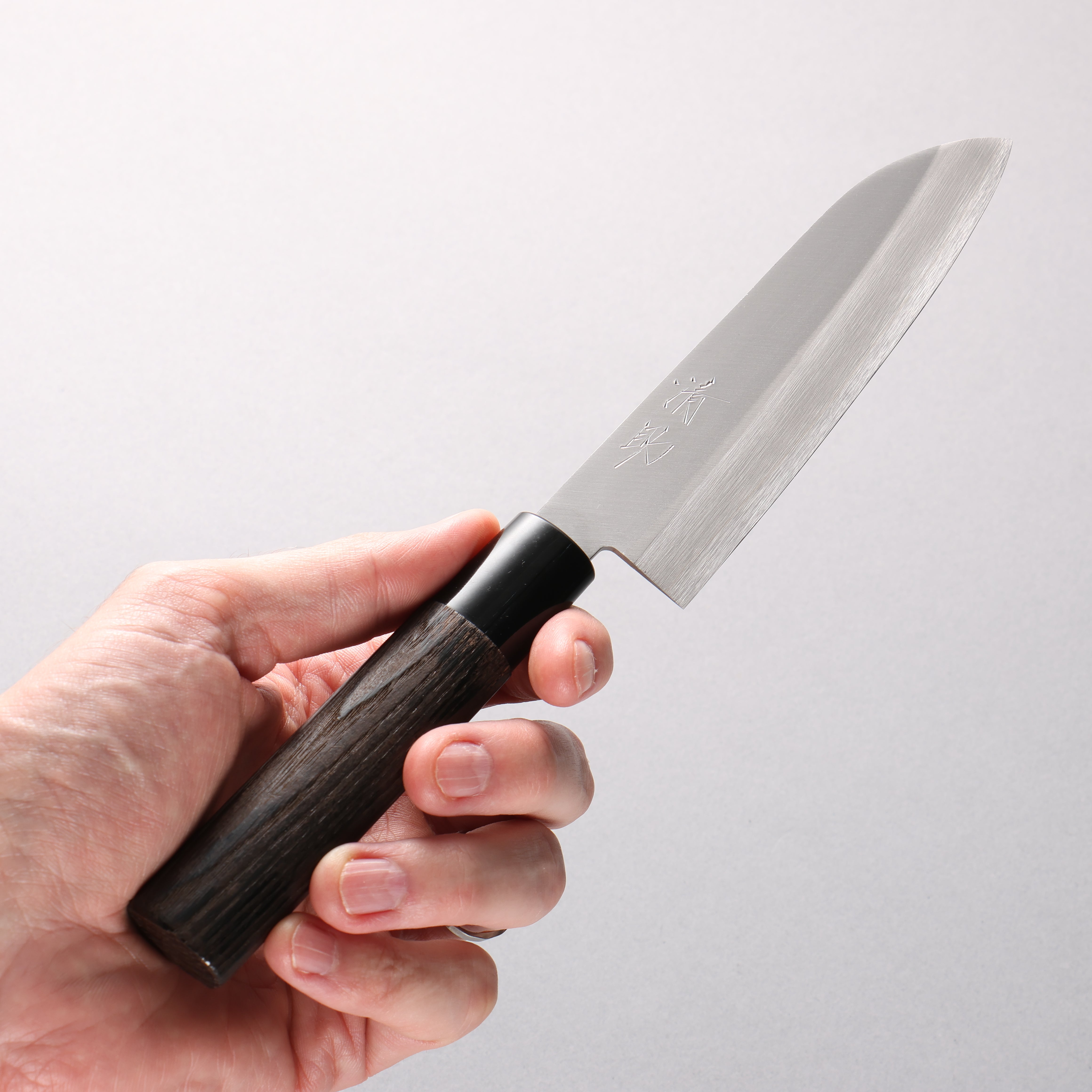 Seisuke VG1 Small Santoku 140mm Burnt Chestnut Handle
