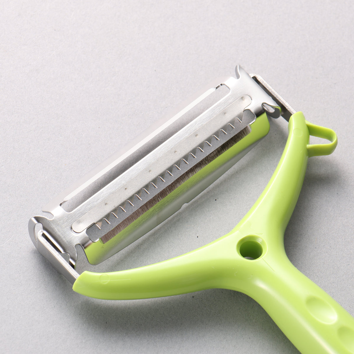 Slice & Julienne Stainless Steel Peeler TG-2016 106x164x25mm - Seisuke Knife