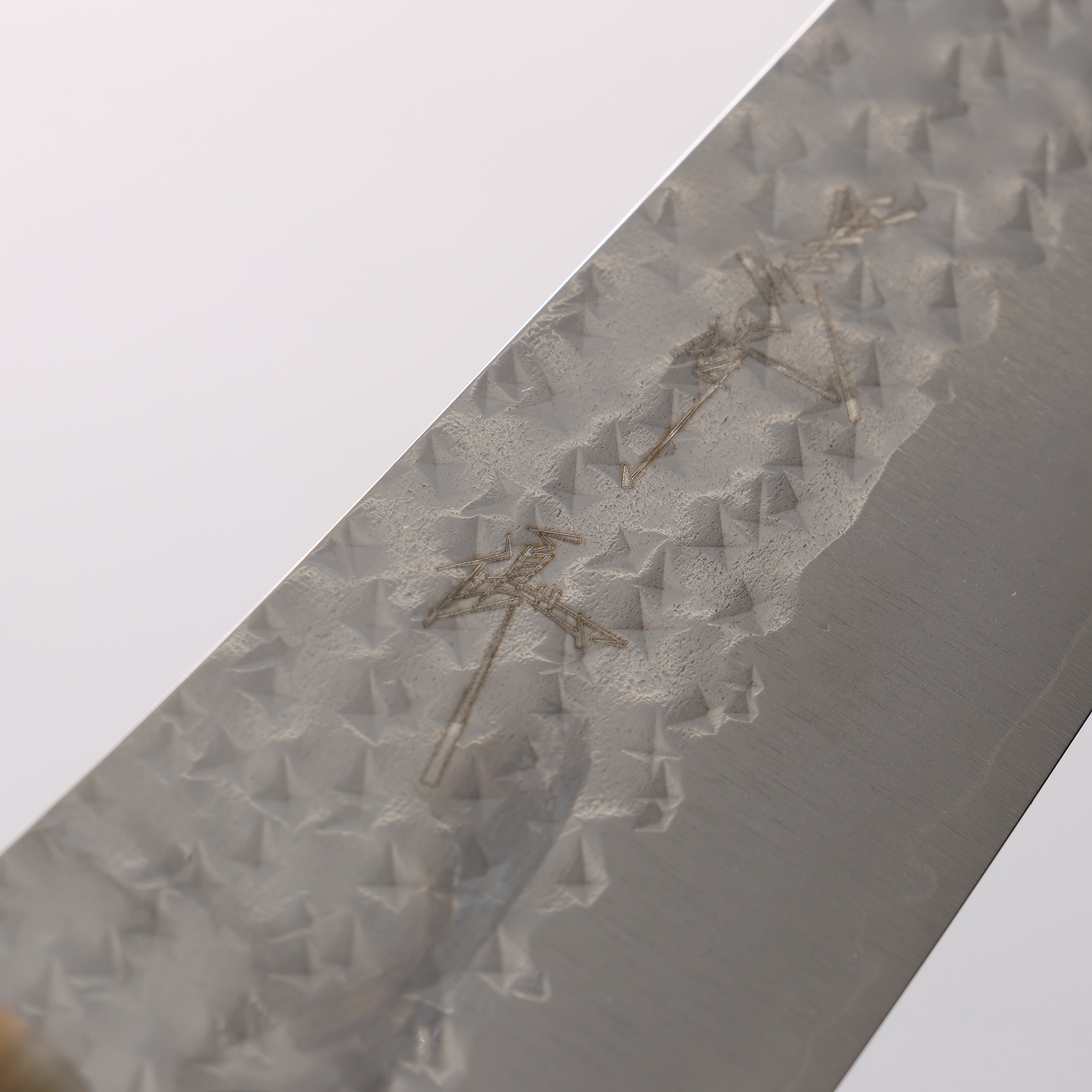 Yu Kurosaki Senko Ei SG2 Hammered Small Bunka 150mm Olive tree (ferrule: Water Buffalo Horn) Handle