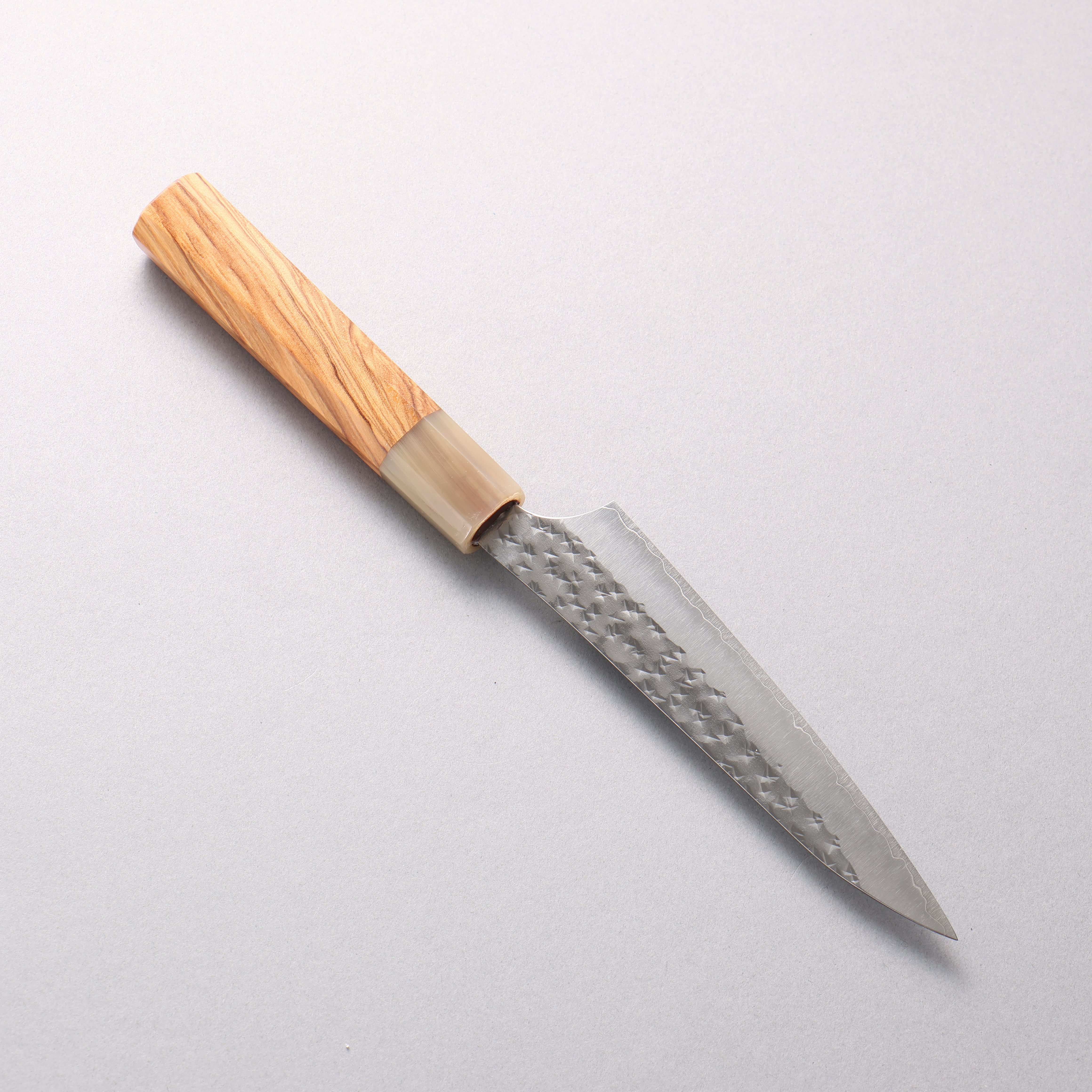 Yu Kurosaki Senko Ei SG2 Hammered Petty-Utility 130mm Olive tree (ferrule: Water Buffalo Horn) Handle
