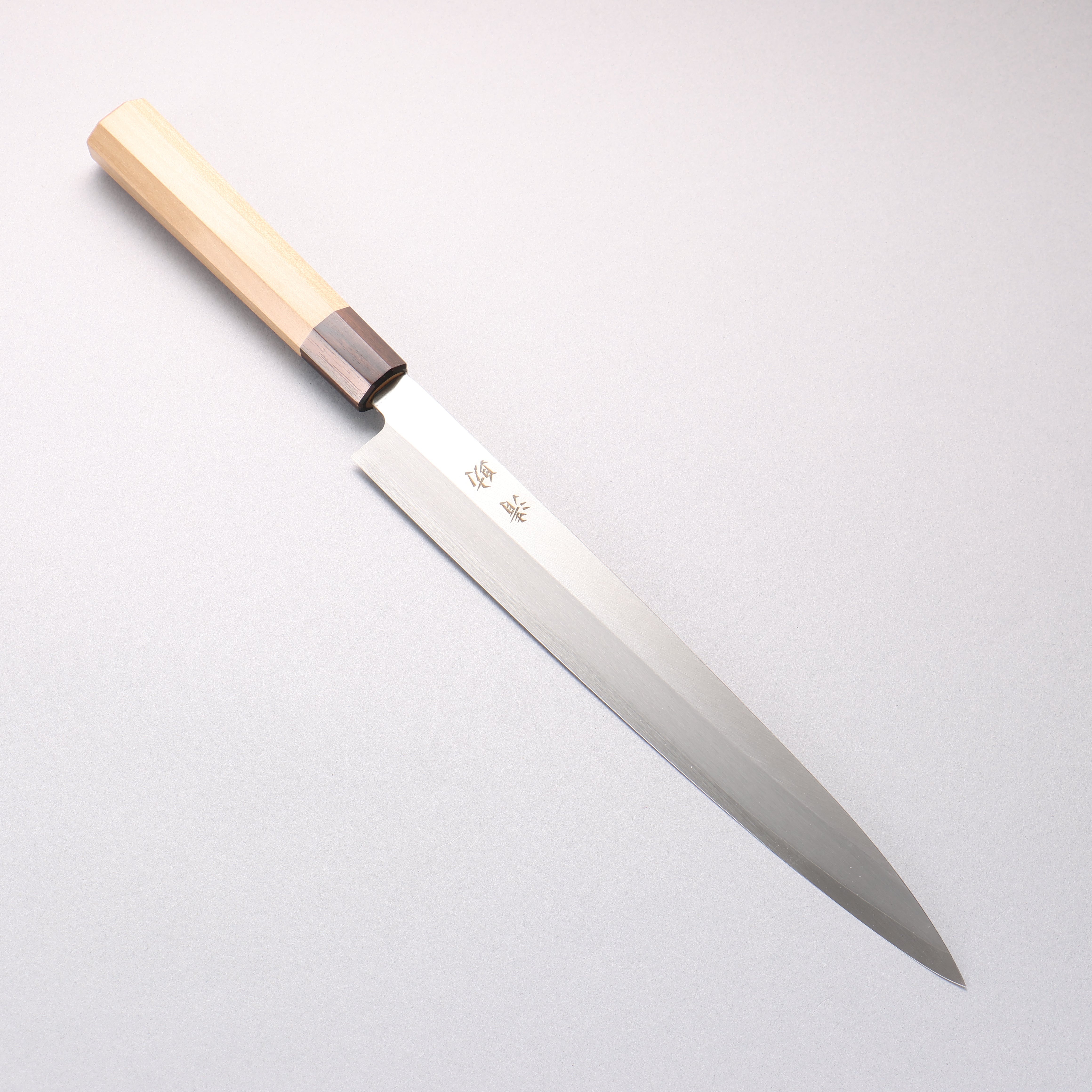 Seisuke AUS8 Yanagiba 270mm Magnolia (Ferrule: Striped Ebony) Handle Sushi School Model - Seisuke Knife