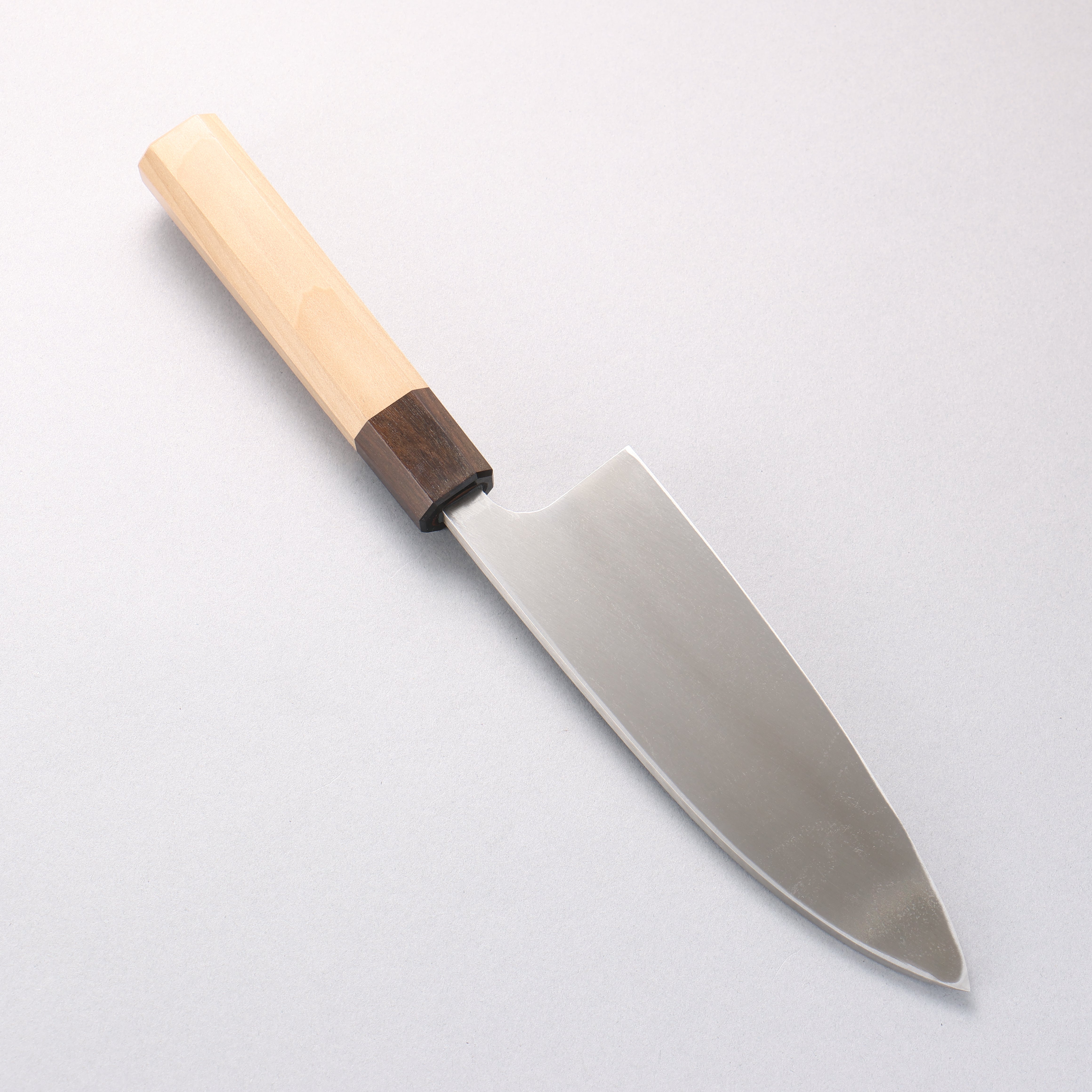 Seisuke AUS8 Deba 165mm Magnolia (Ferrule: Striped Ebony) Handle Sushi School Model - Seisuke Knife
