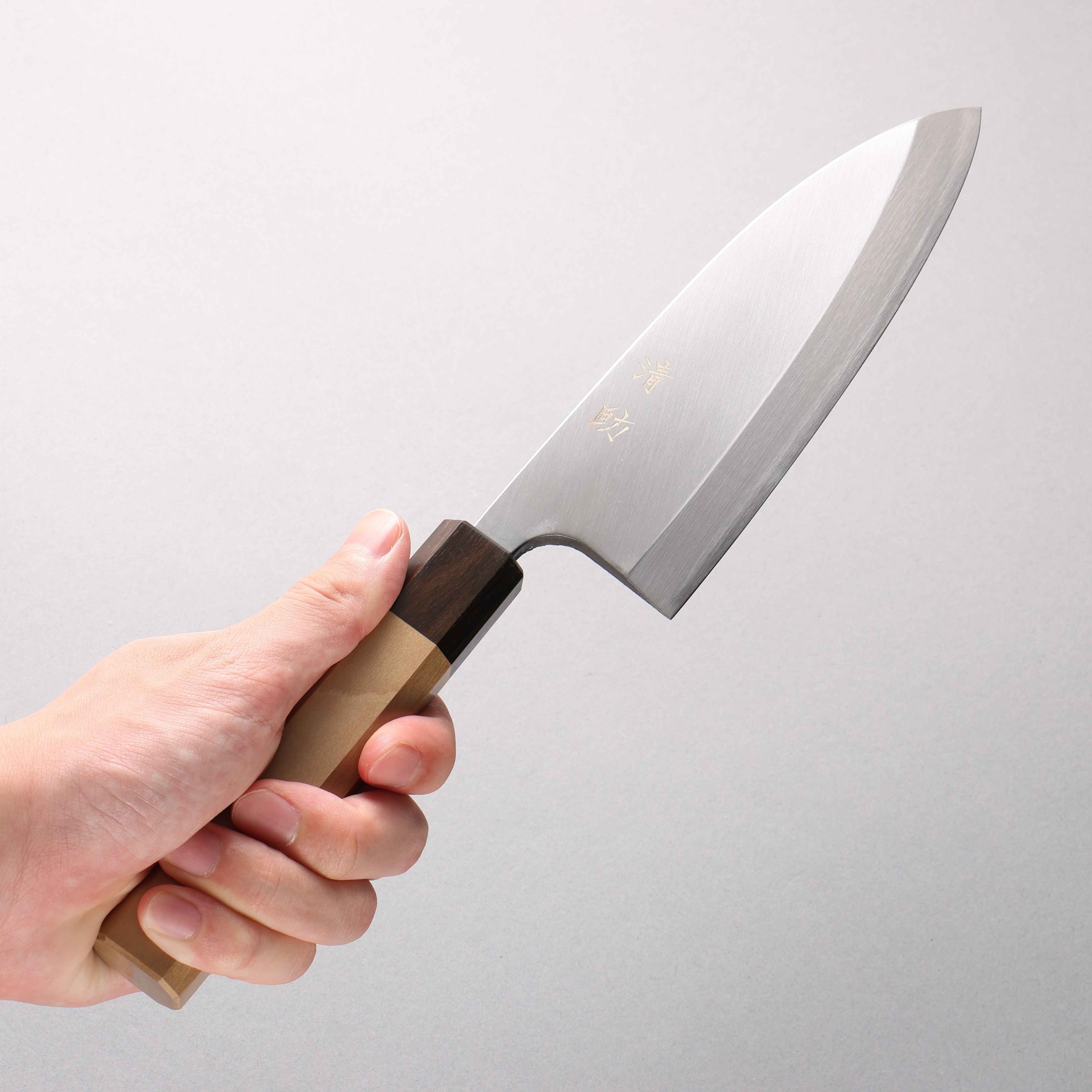 Seisuke AUS8 Deba 165mm Magnolia (Ferrule: Striped Ebony) Handle Sushi School Model - Seisuke Knife