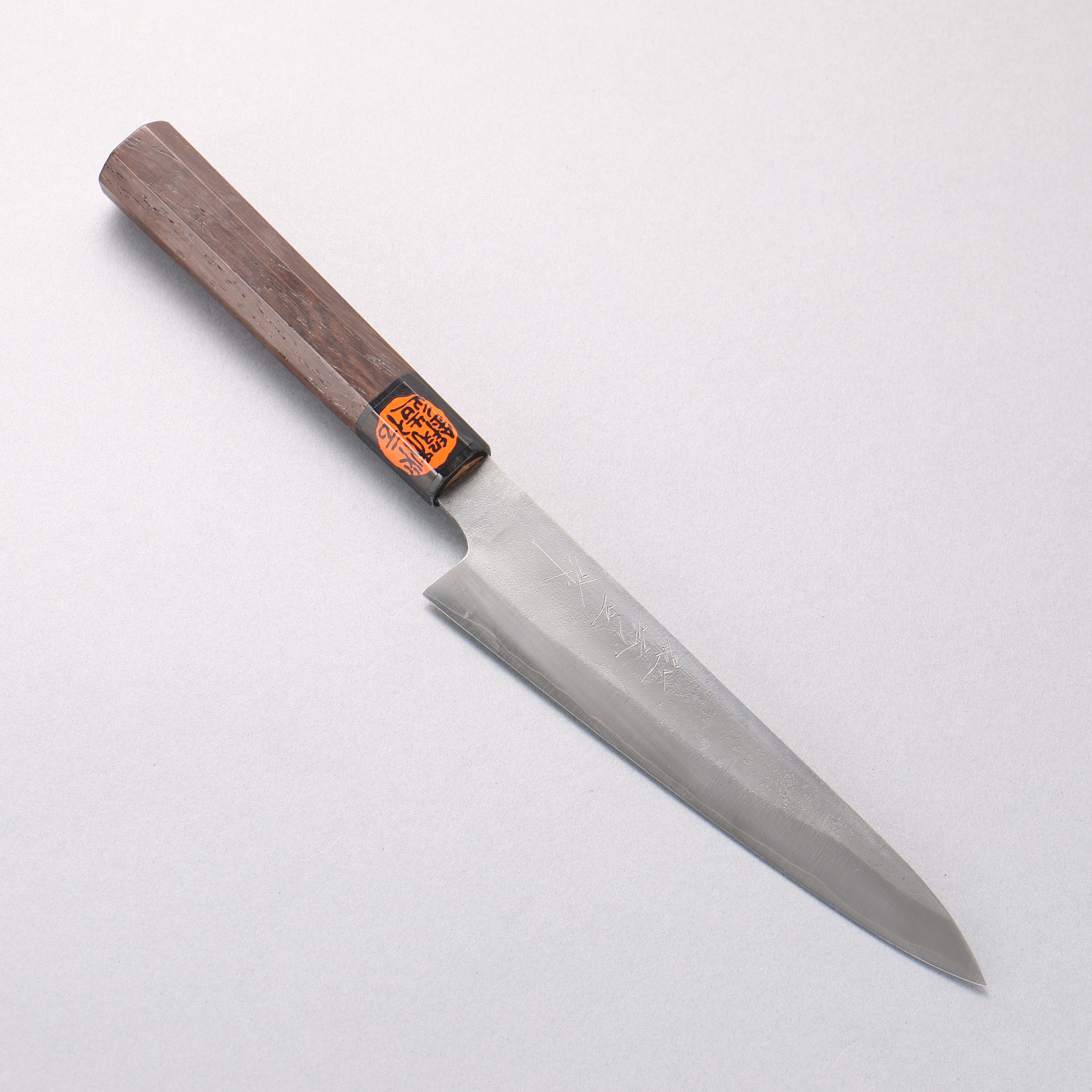 Shigeki Tanaka Silver Steel No.3 Nashiji Petty-Utility 150mm Walnut Handle - Seisuke Knife