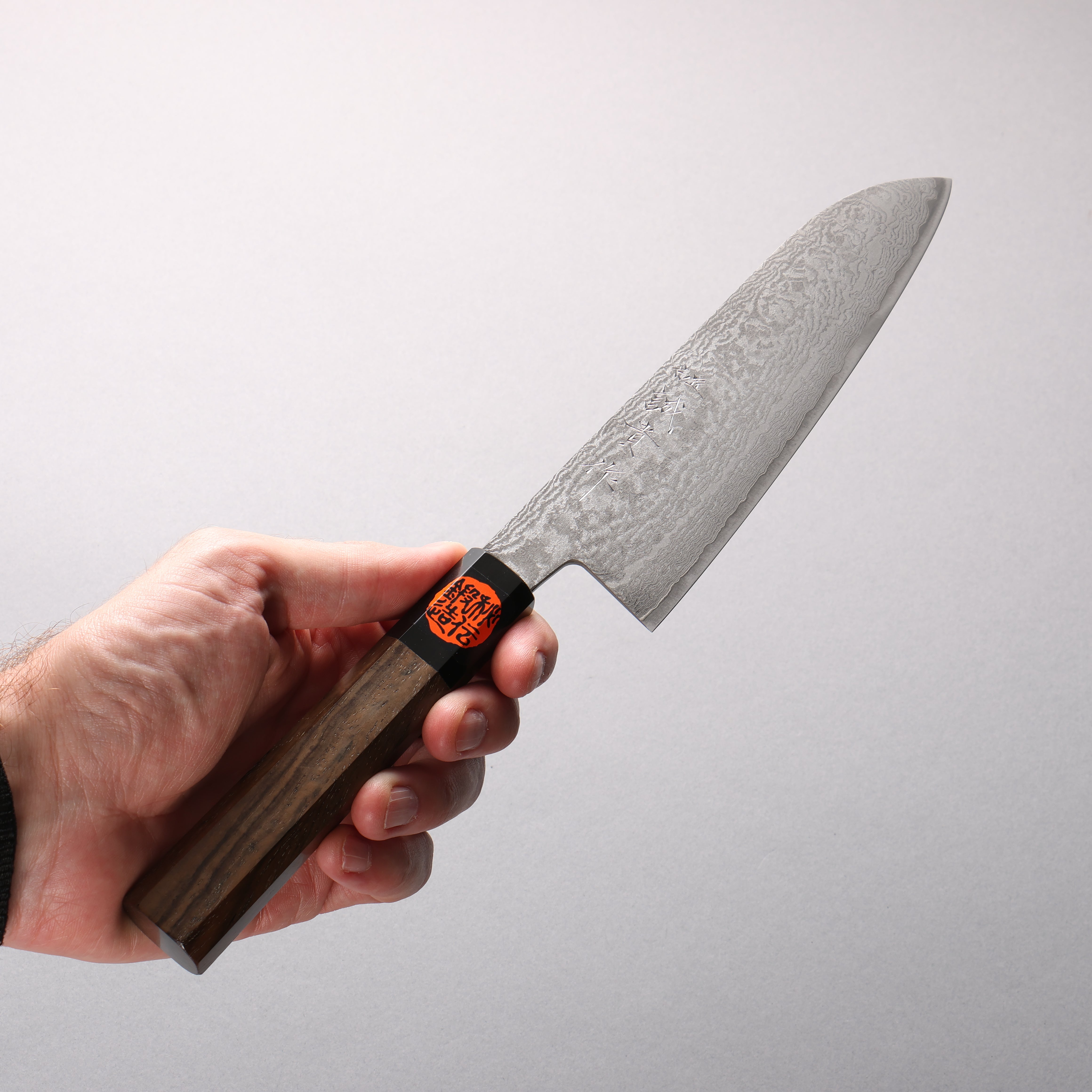Shigeki Tanaka Nagisa VG10 Damascus Santoku 165mm Walnut Handle
