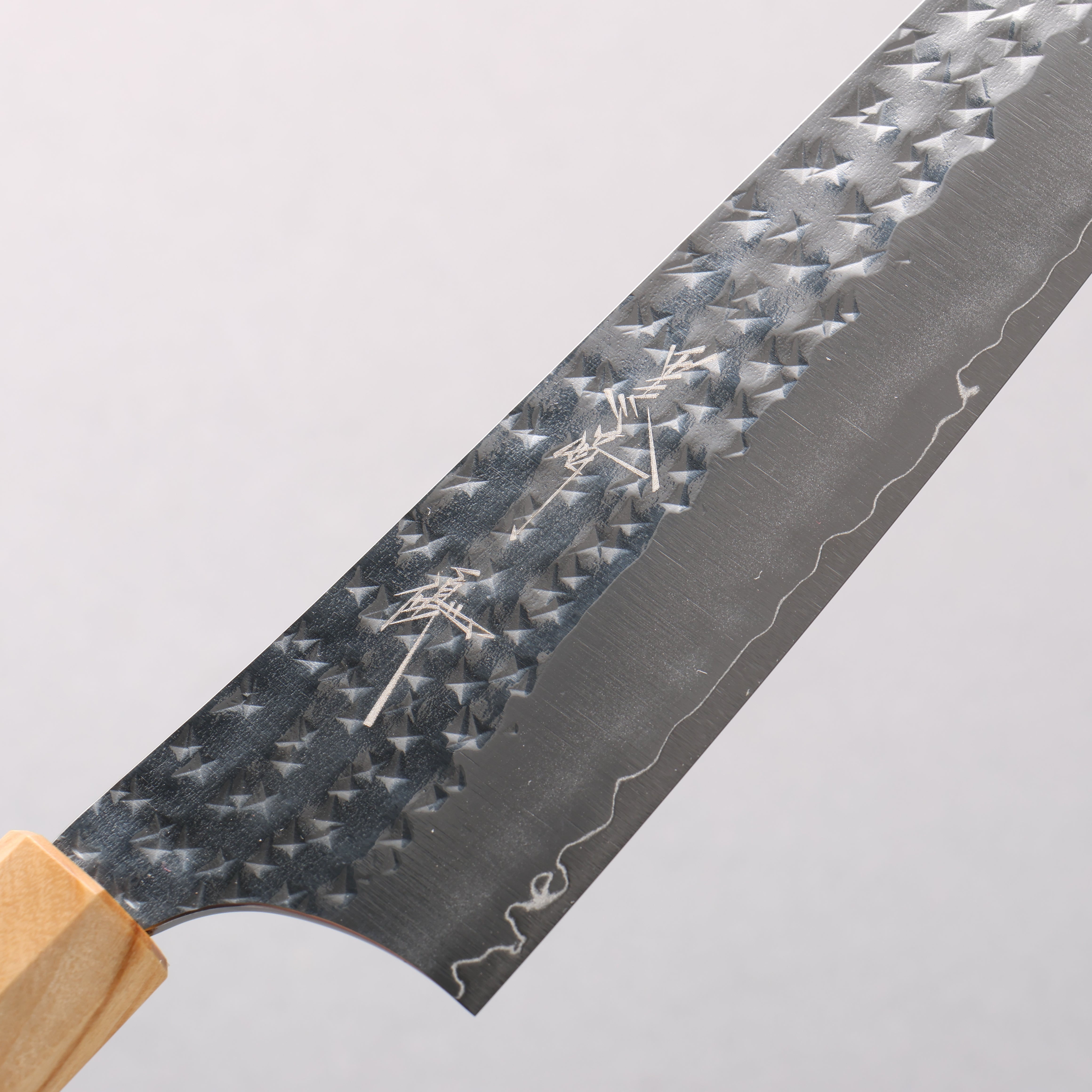 Yu Kurosaki Senko Ei SG2 Hammered Small Bunka 150mm Olive Tree (Turquoise Ring) Handle